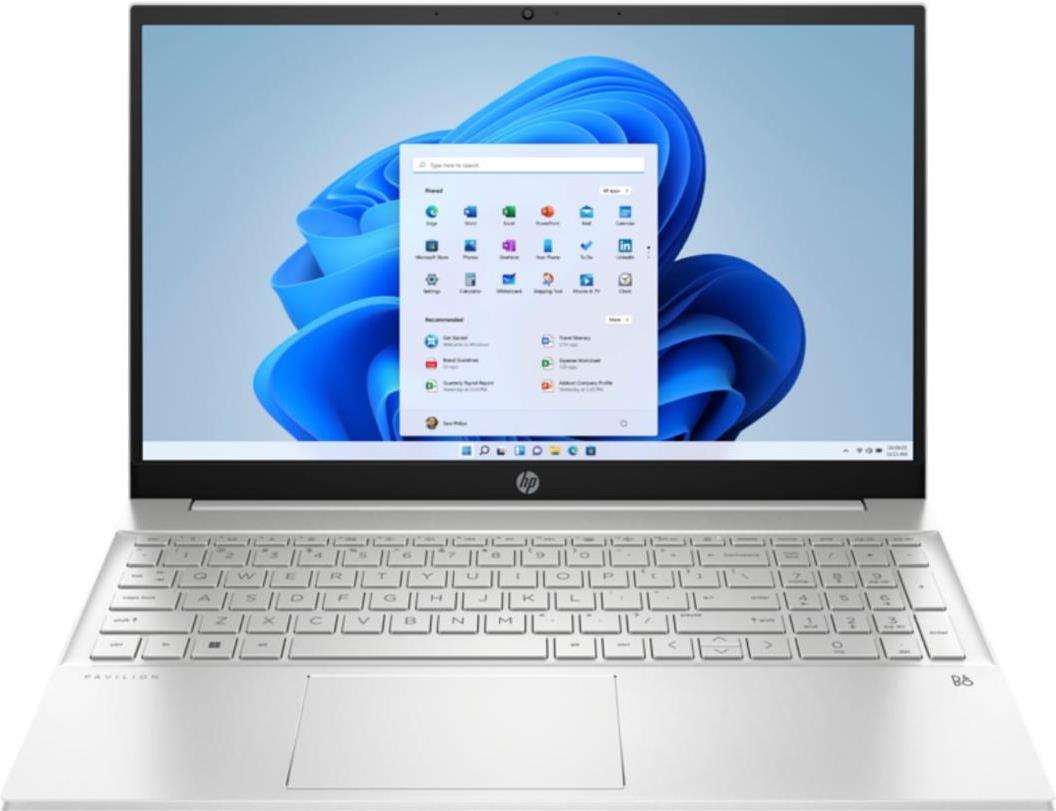 HP Pavilion 15.6" FHD IPS argento i5-1335U 16GB/512GB SSD Win11 15-eg3055ng