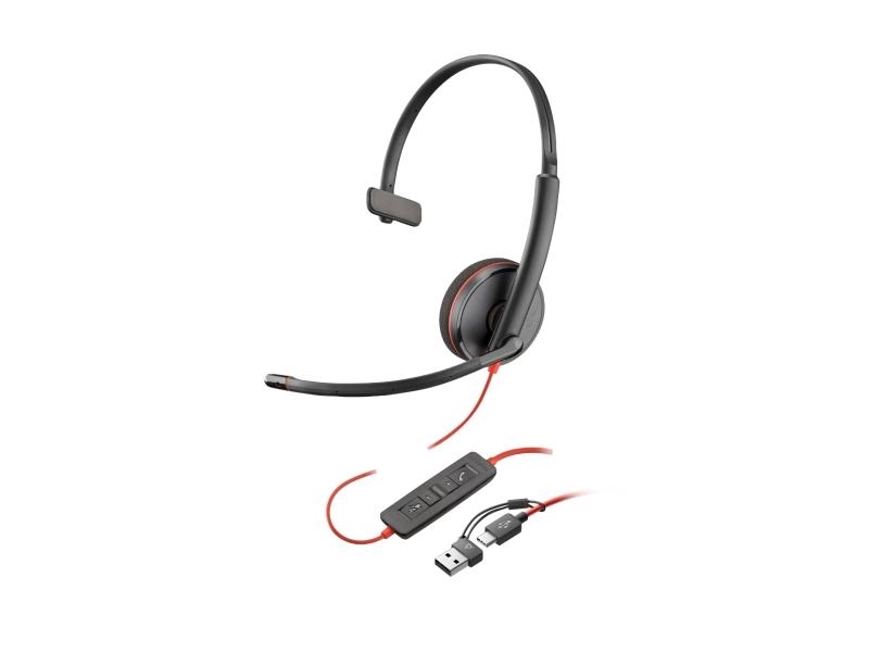 HP Poly BW 3210 Mono USB-C HS +USB-C/A