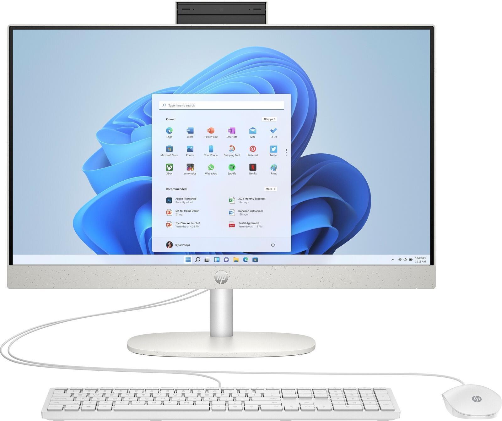 HP 24-CR0002NG AIO-PC 60,5 cm 23,8 pollici AMD Ryzena Inch 5 7520U