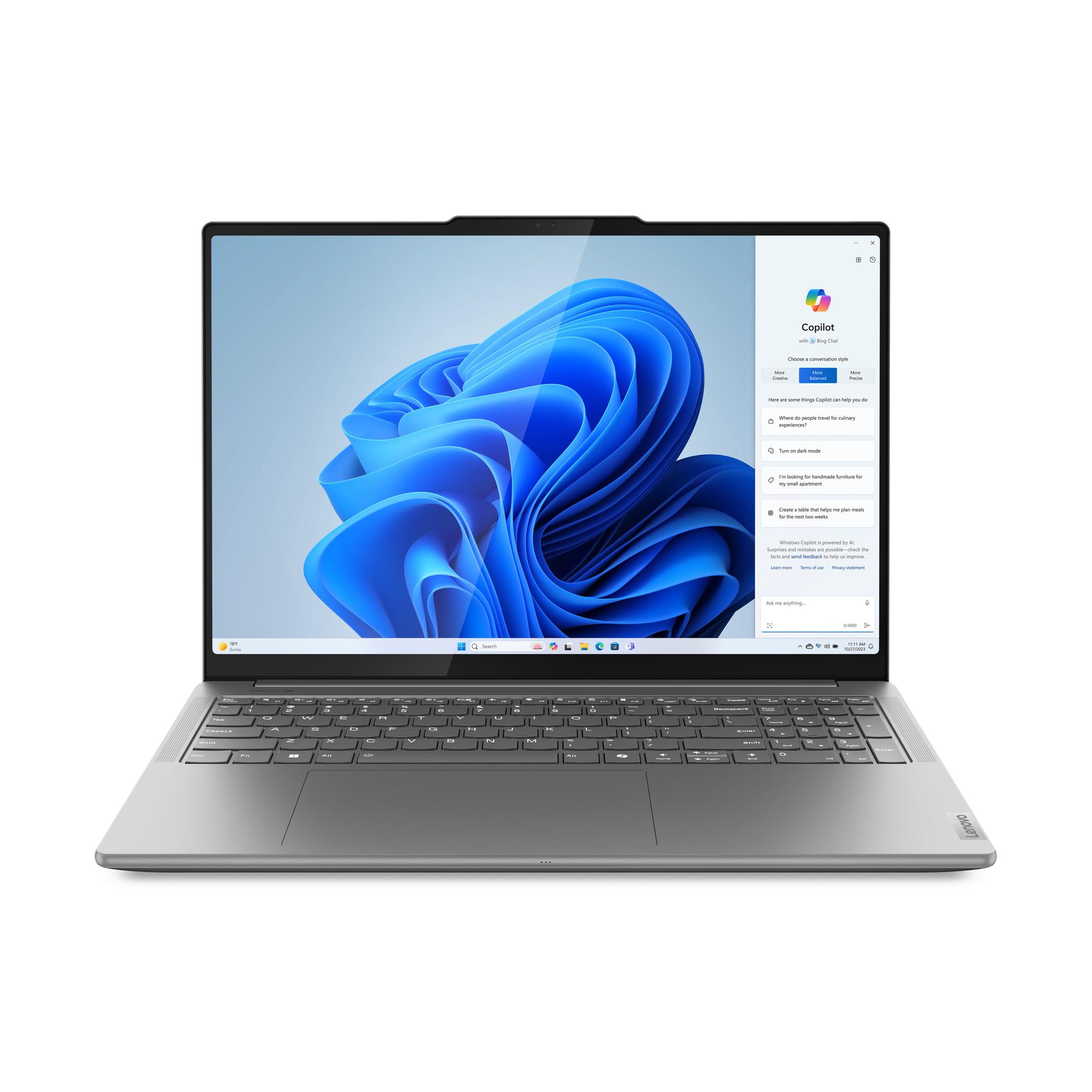 Lenovo Yoga Pro 9 Intel Core Ultra 9 185H Computer portatile 40,6 cm (16") Touch screen 3.2K 32 GB LPDDR5x-SDRAM 1 TB SSD NVIDI