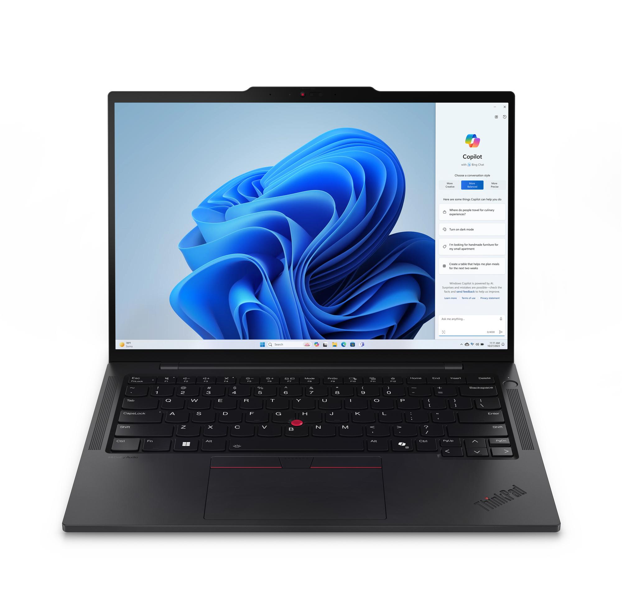 Lenovo ThinkPad T14s Intel Core Ultra 7 155U Computer portatile 35,6 cm (14") WUXGA 32 GB LPDDR5x-SDRAM 1 TB SSD Wi-Fi 6E (802.