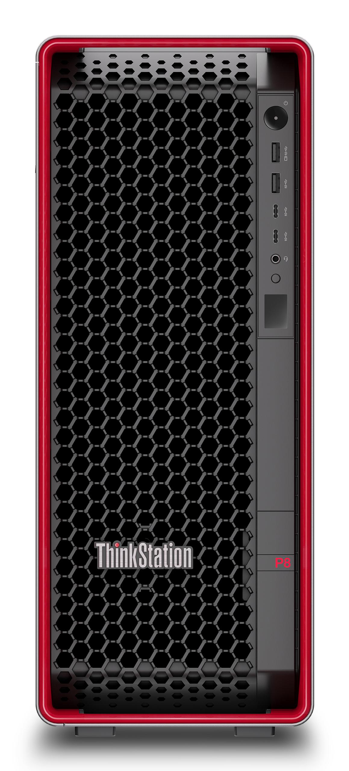 Lenovo ThinkStation P8 AMD Ryzen Threadripper PRO 7945WX 64 GB DDR5-SDRAM 1 TB SSD Windows 11 Pro Tower Stazione di lavoro Nero