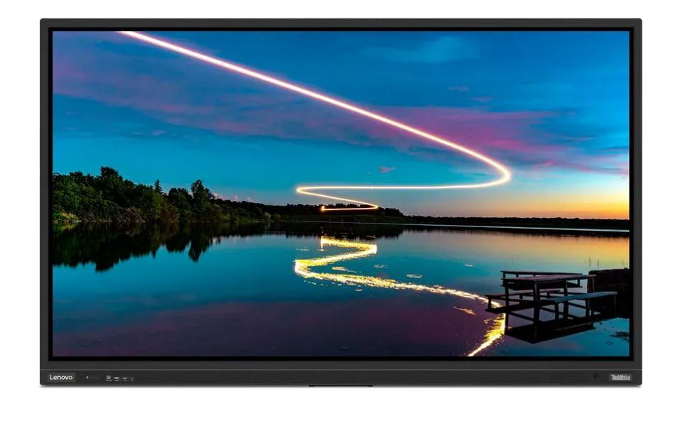 Lenovo ThinkVision T86 LED display 2,18 m (86") 3840 x 2160 Pixel 4K Ultra HD Touch screen Nero
