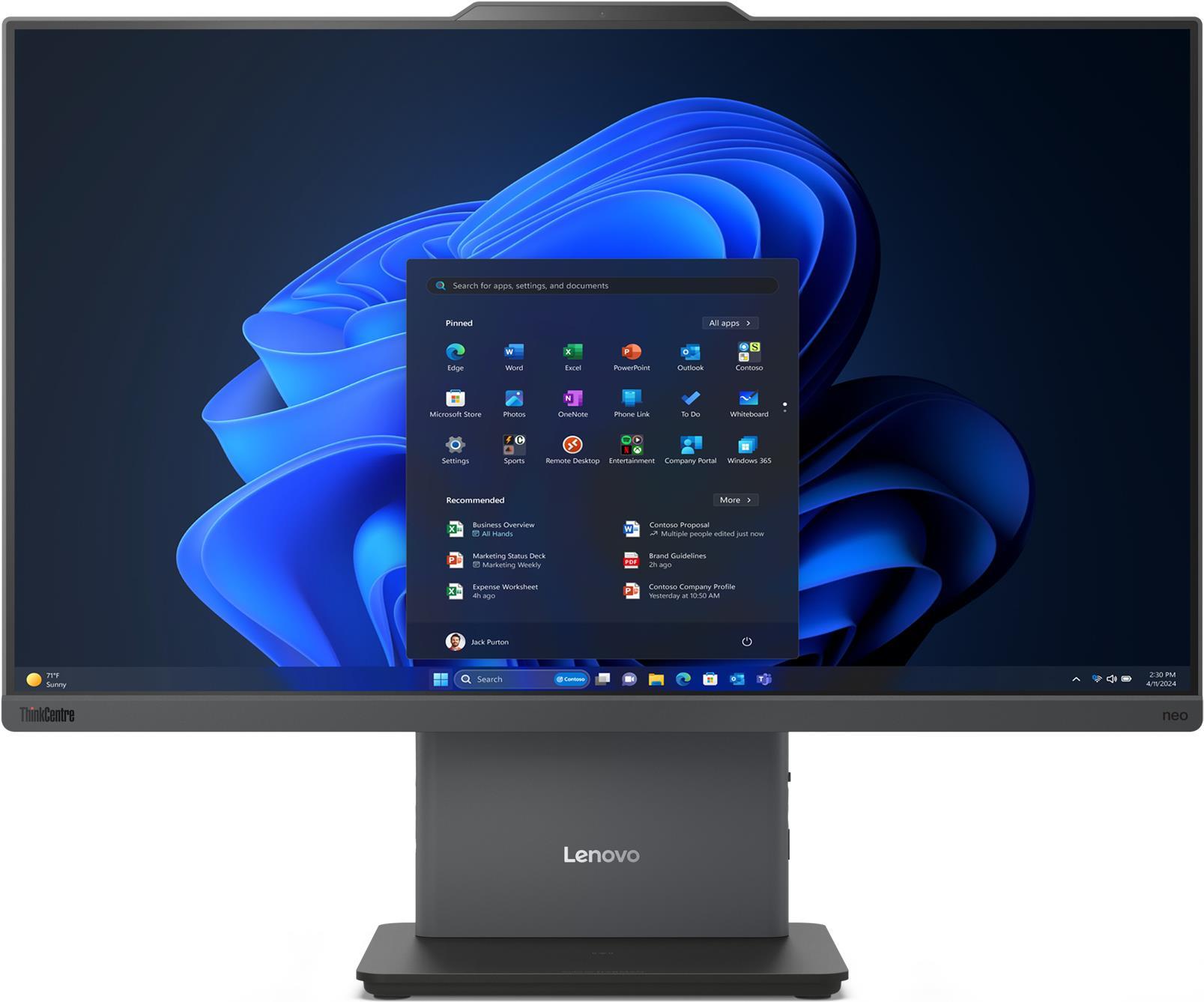ThinkCentre Neo 50a Gen 5 - All -in -One - I5 13420H - 16 GB - SSD 512 GB - LED 60,5 cm 23,8 pollici