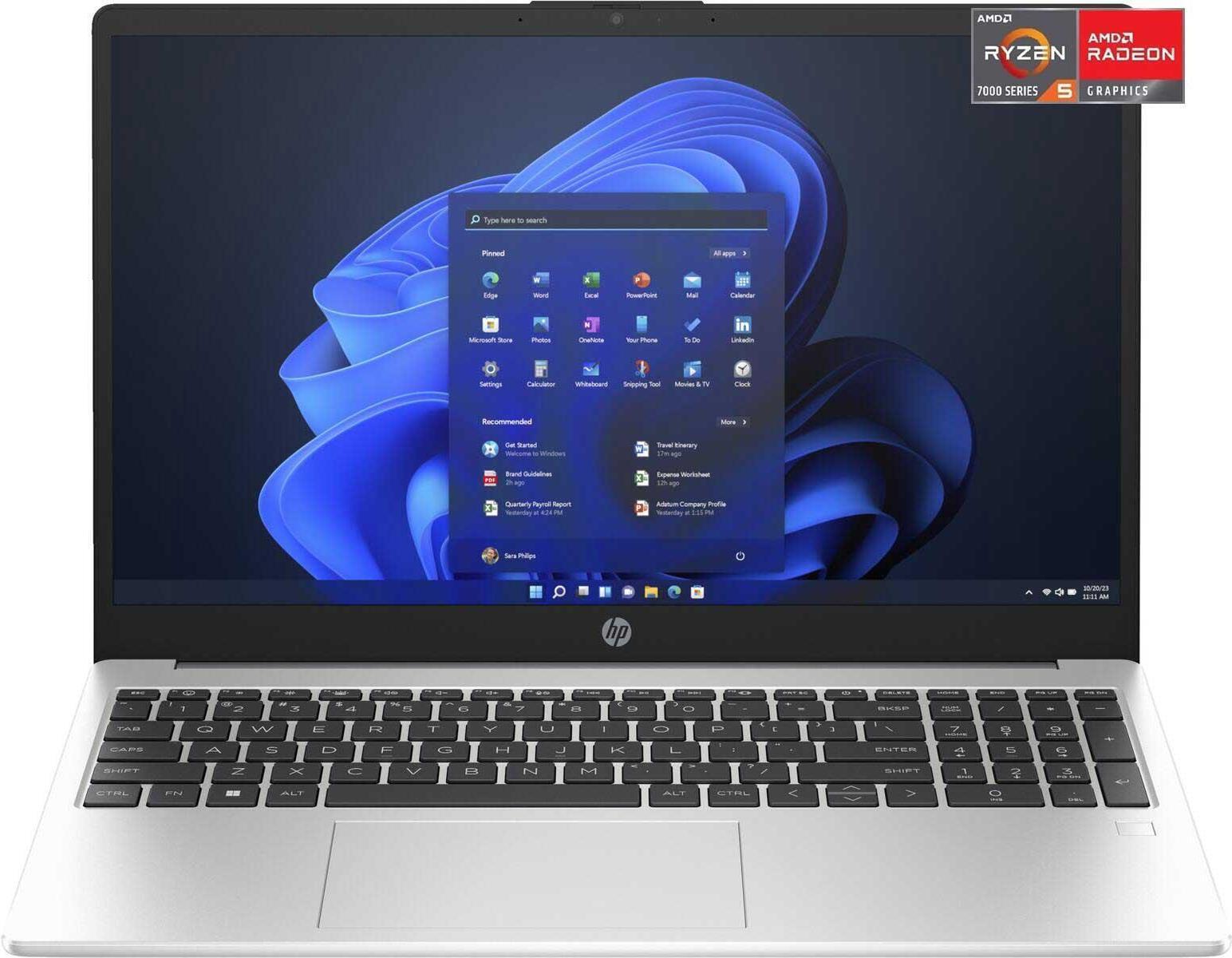 255 G10 AMD Ryzen 5 7530U Notebook RAM 512 GB SSD Layout QWERTZ DE completo