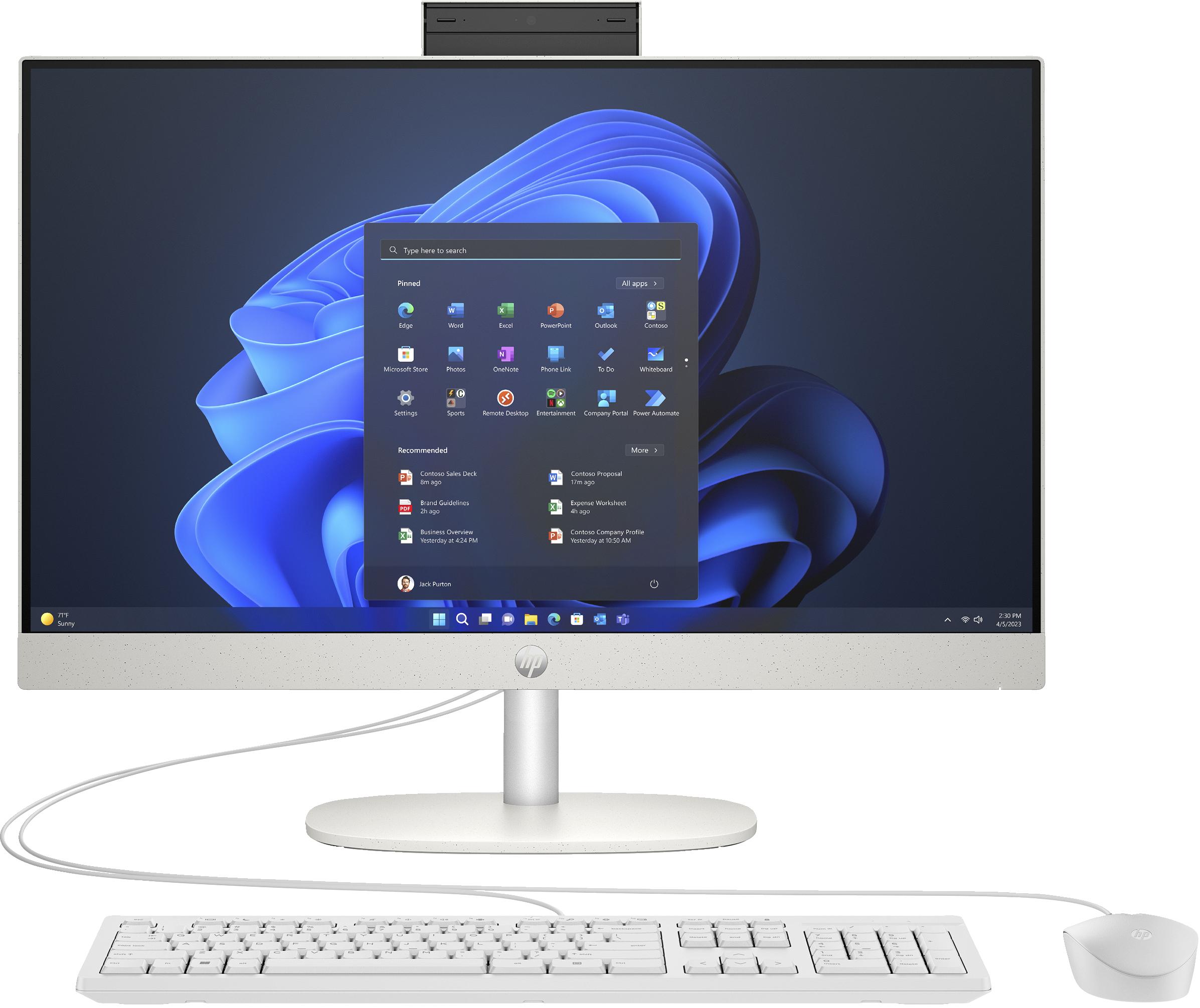 HP ProOne 240 G10 Intel Core i5 i5-1335U 605 cm 23.8 1920 x 1080 Pixel PC All-in-one 16 GB DDR4-SDRAM 512 GB SSD Windows 11 Pro