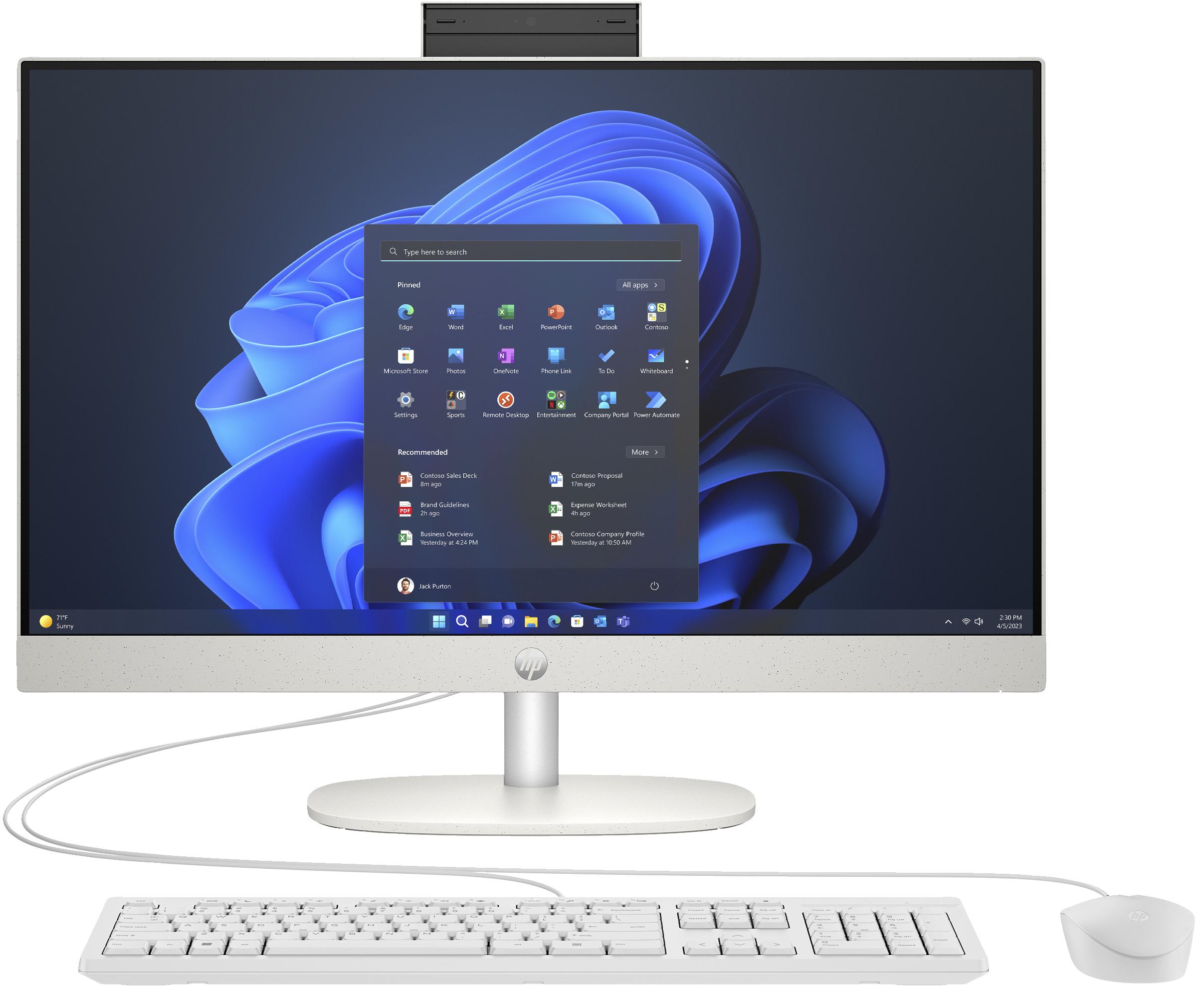 HP ProOne 240 G10 Intel Core i3 i3-N300 605 cm 23.8 1920 x 1080 Pixel PC All-in-one 8 GB DDR4-SDRAM 256 GB SSD Windows 11 Pro W