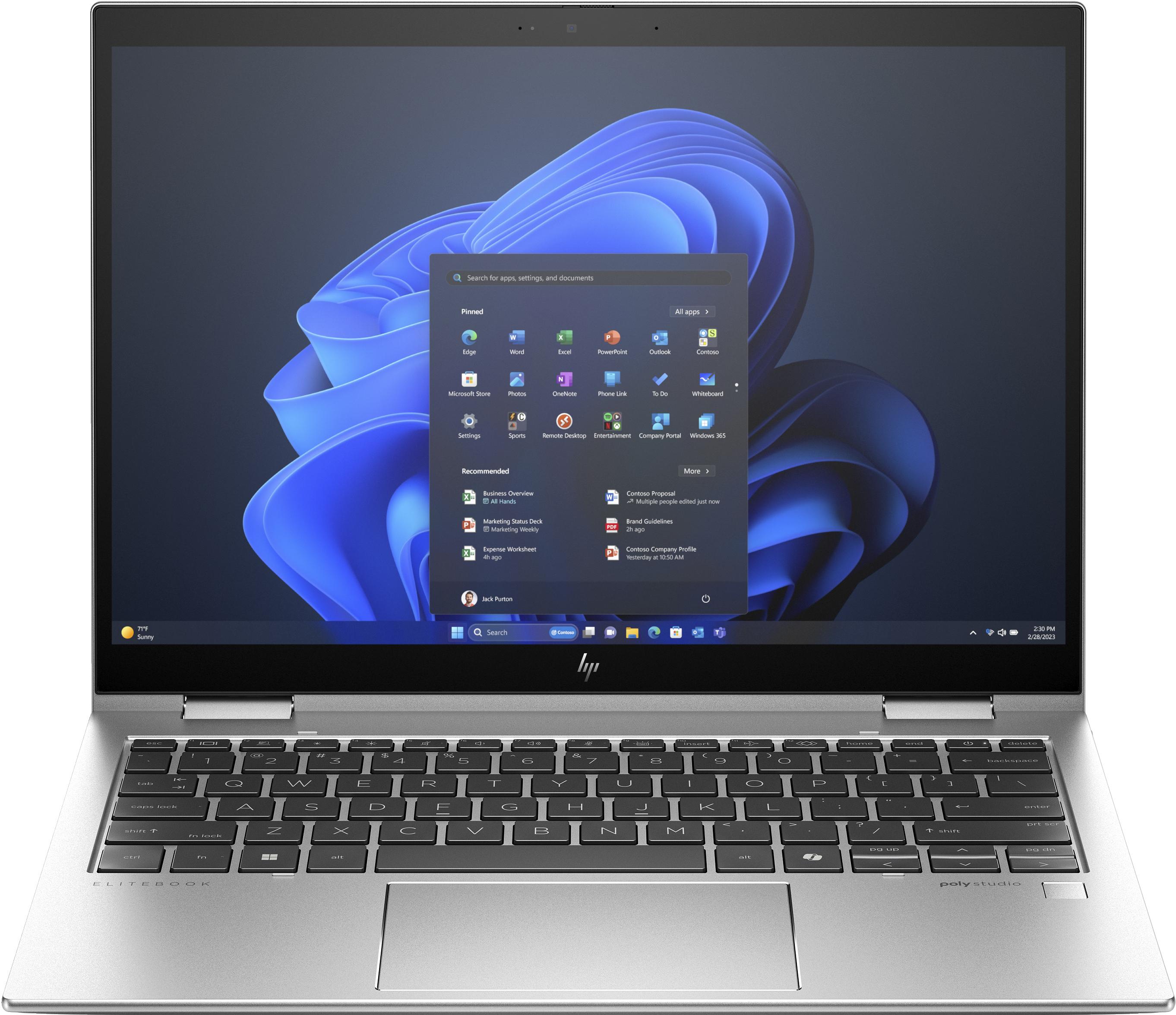 Elite x360 830 G11 Wolf Sec Edition / Ultra 5-125U / 16GB / 512GB / 13.3 BV WUXGA Touch 5MP / Finger Print / SC Reader / Wacom