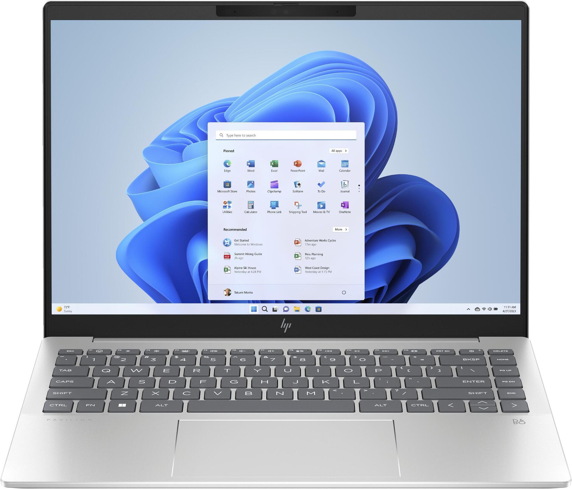 Pavilion Plus 14-ey0176ng 14 - Ryzen 7 7840U - 16 GB RAM - 512 GB - QWERTZ DE