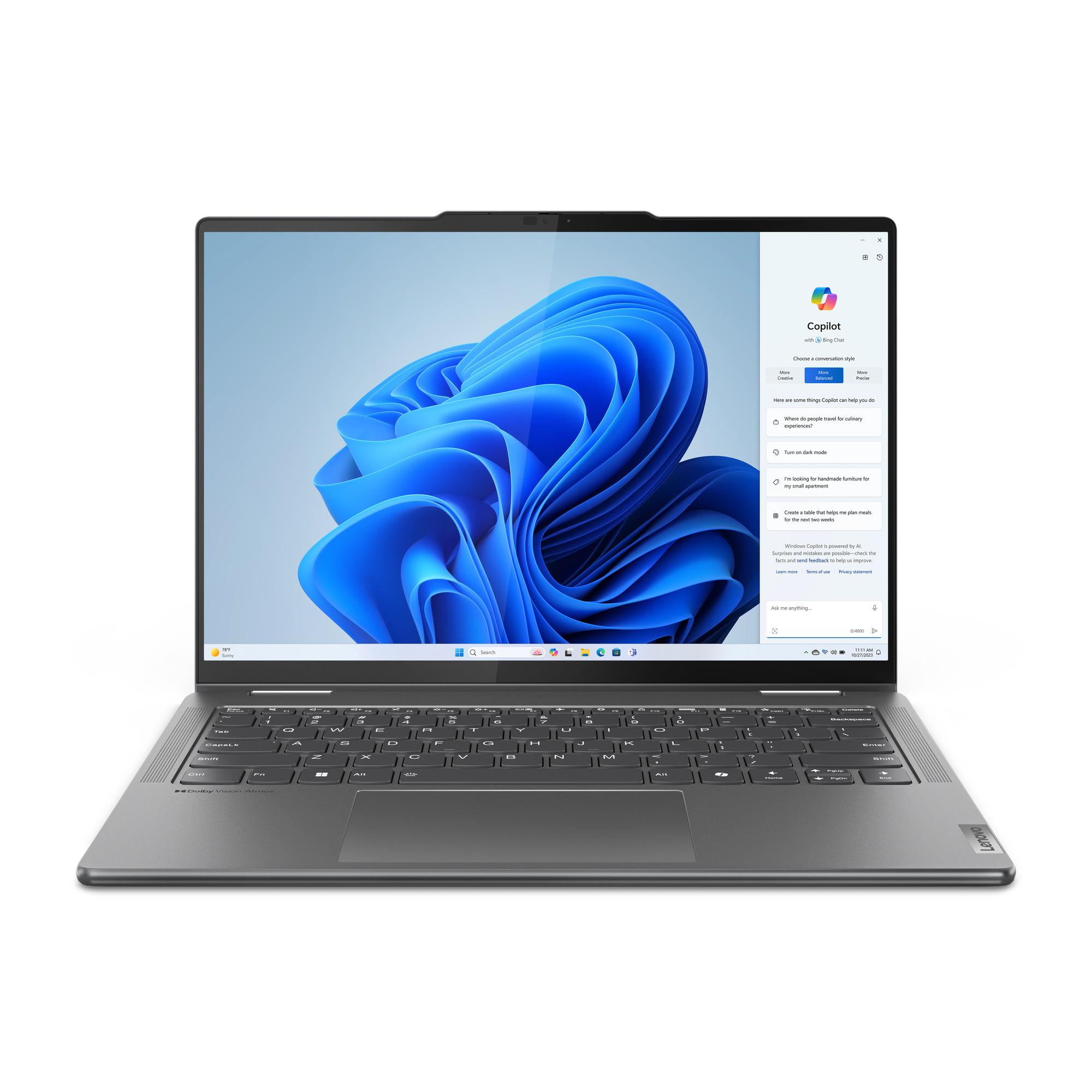 Lenovo Yoga 7 2-in-1 14IML9 Intel Core Ultra 7 155H Ibrido (2 in 1) 35,6 cm (14") Touch screen 2.8K 32 GB LPDDR5x-SDRAM 1 TB SS