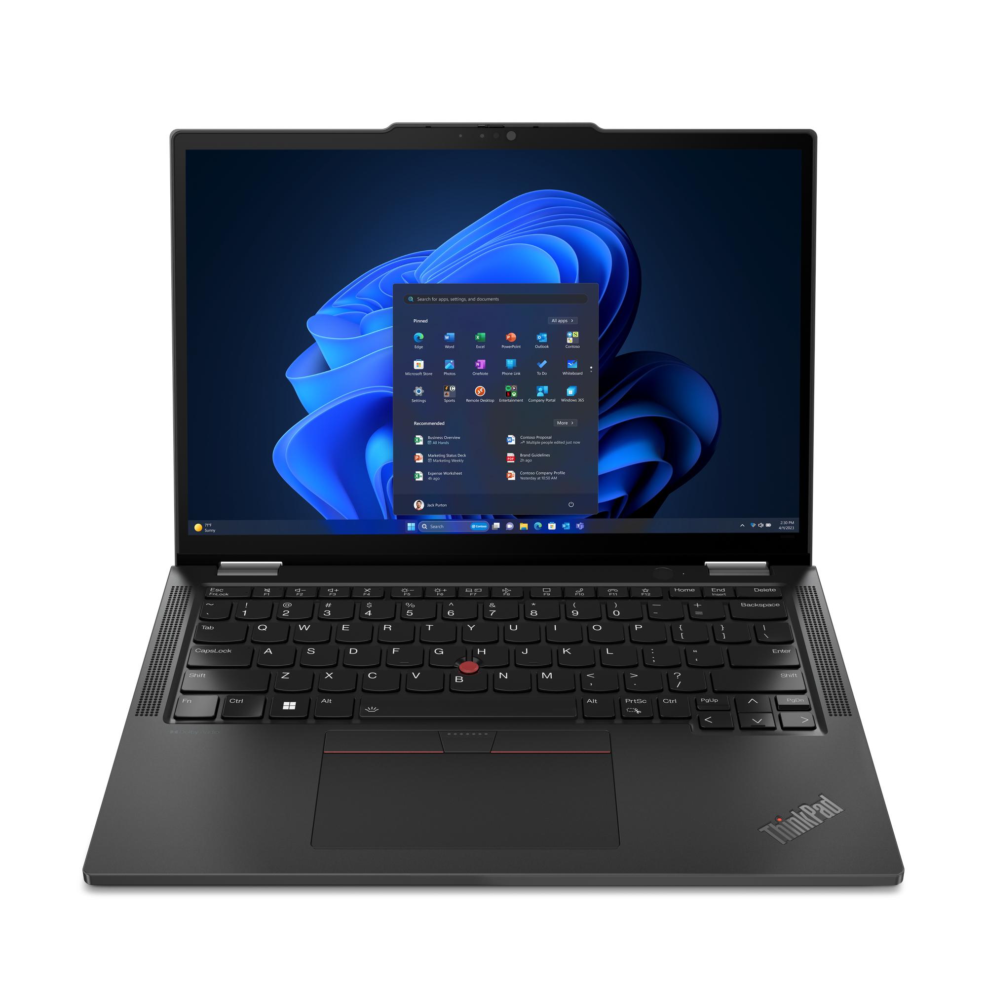 Lenovo ThinkPad X13 2-in-1 Gen 5 Intel Core Ultra 5 125U 33,8 cm (13.3") Touch screen WUXGA 32 GB LPDDR5x-SDRAM 1 TB SSD Wi-Fi
