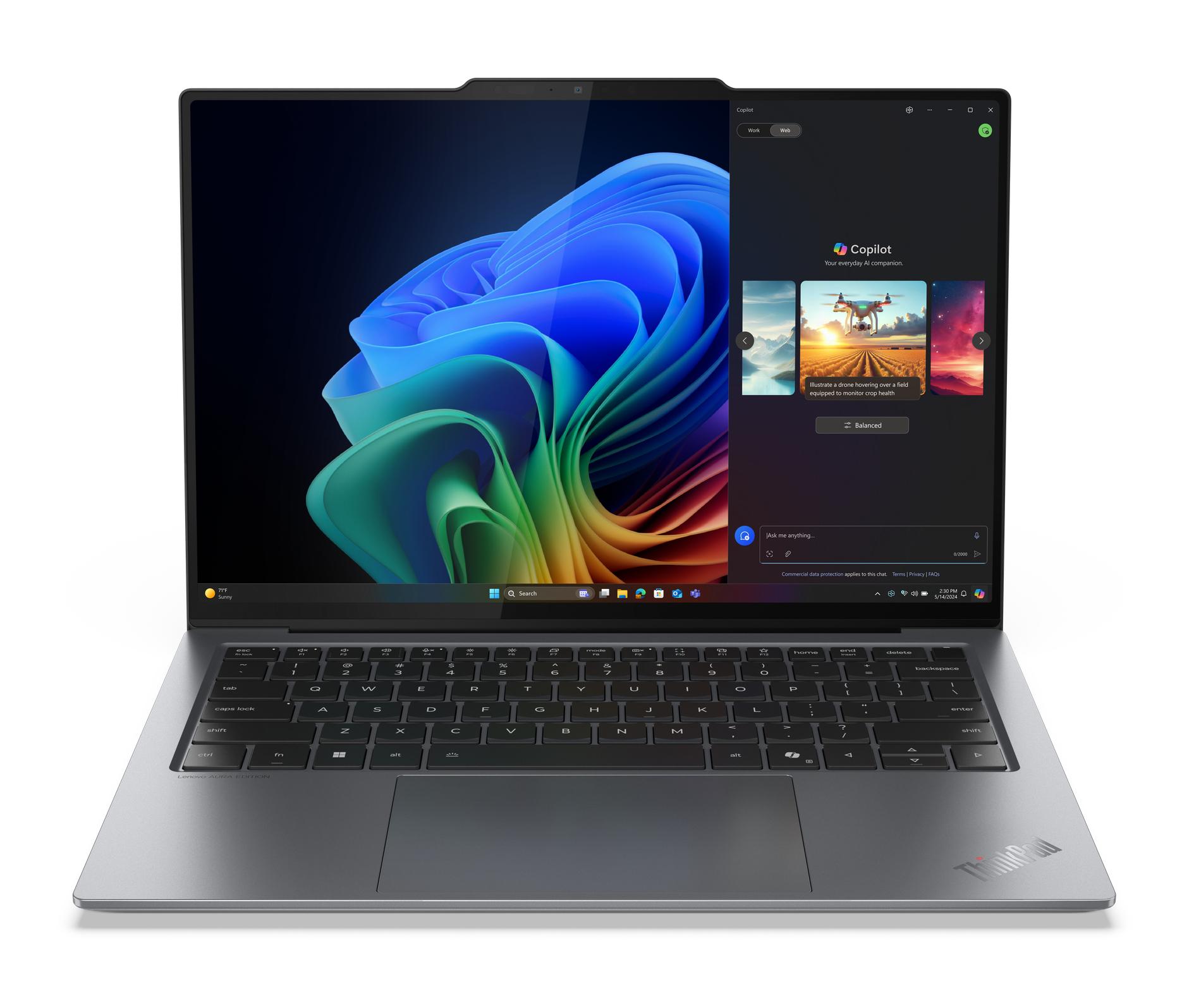 Lenovo ThinkPad X9-14 Intel Core Ultra 5 228V Computer portatile 35,6 cm (14") WUXGA 32 GB LPDDR5x-SDRAM 512 GB SSD Wi-Fi 7 (80