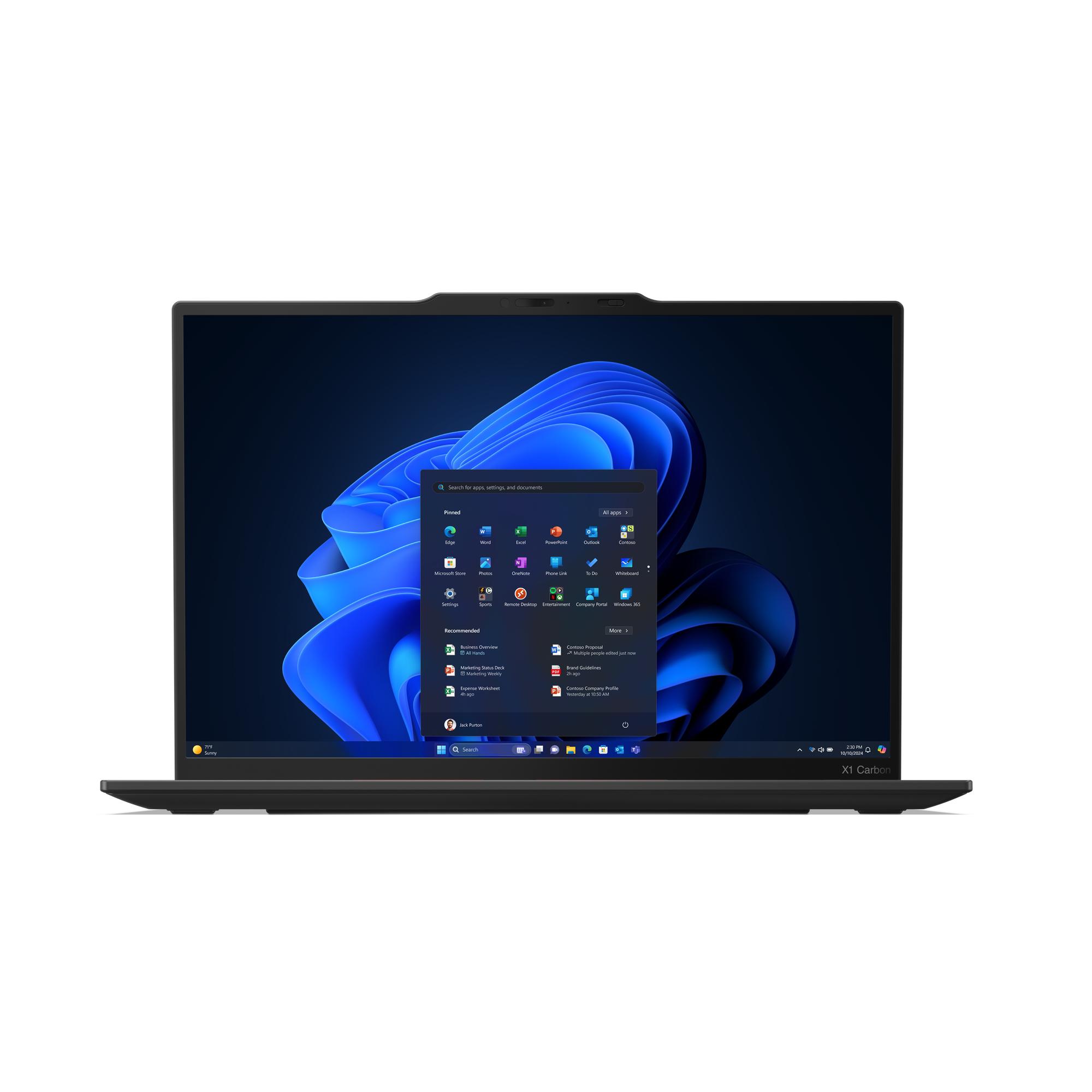 Lenovo ThinkPad X1 Carbon Gen 13 Copilot+ PC Intel Core Ultra 7 258V 35,6 cm (14") 2.8K 32 GB LPDDR5x-SDRAM 2 TB SSD Wi-Fi 7 (8