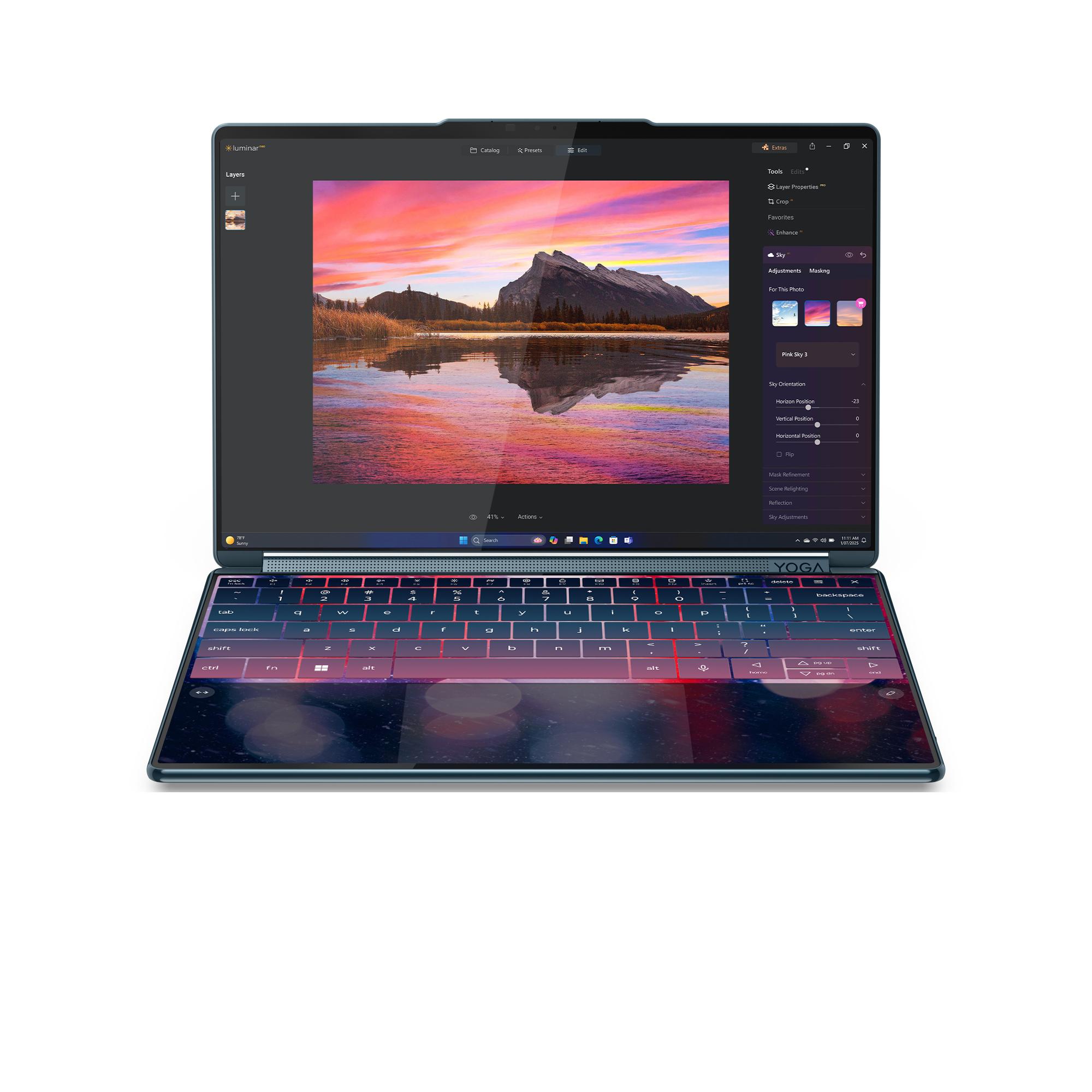 Lenovo Yoga Book 9 14IAH10 Intel Core Ultra 7 255H Ibrido (2 in 1) 35,6 cm (14") Touch screen 2.8K 32 GB LPDDR5x-SDRAM 1 TB SSD