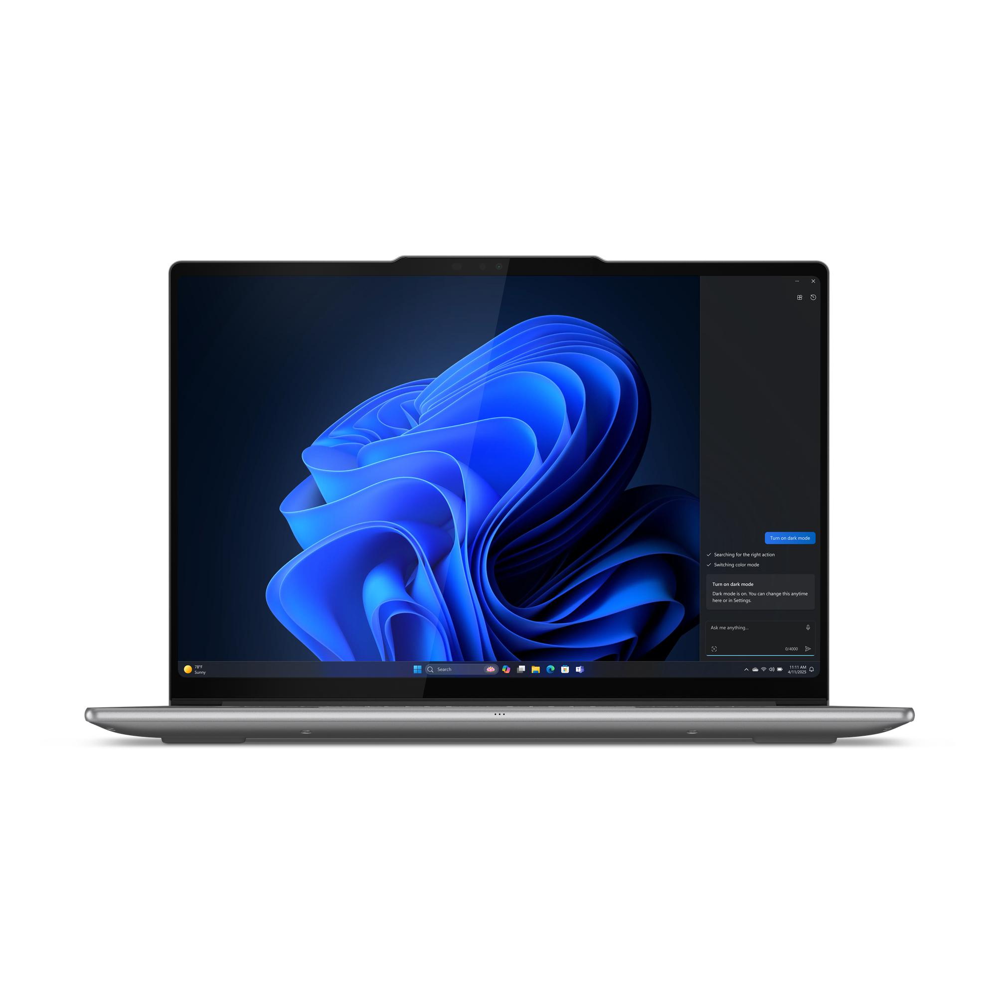 Lenovo Yoga Pro 7 14IAH10 Intel Core Ultra 9 285H 36,8 cm (14.5") Touch screen 32 GB LPDDR5x-SDRAM 1 TB SSD Wi-Fi 7 (802.11be)