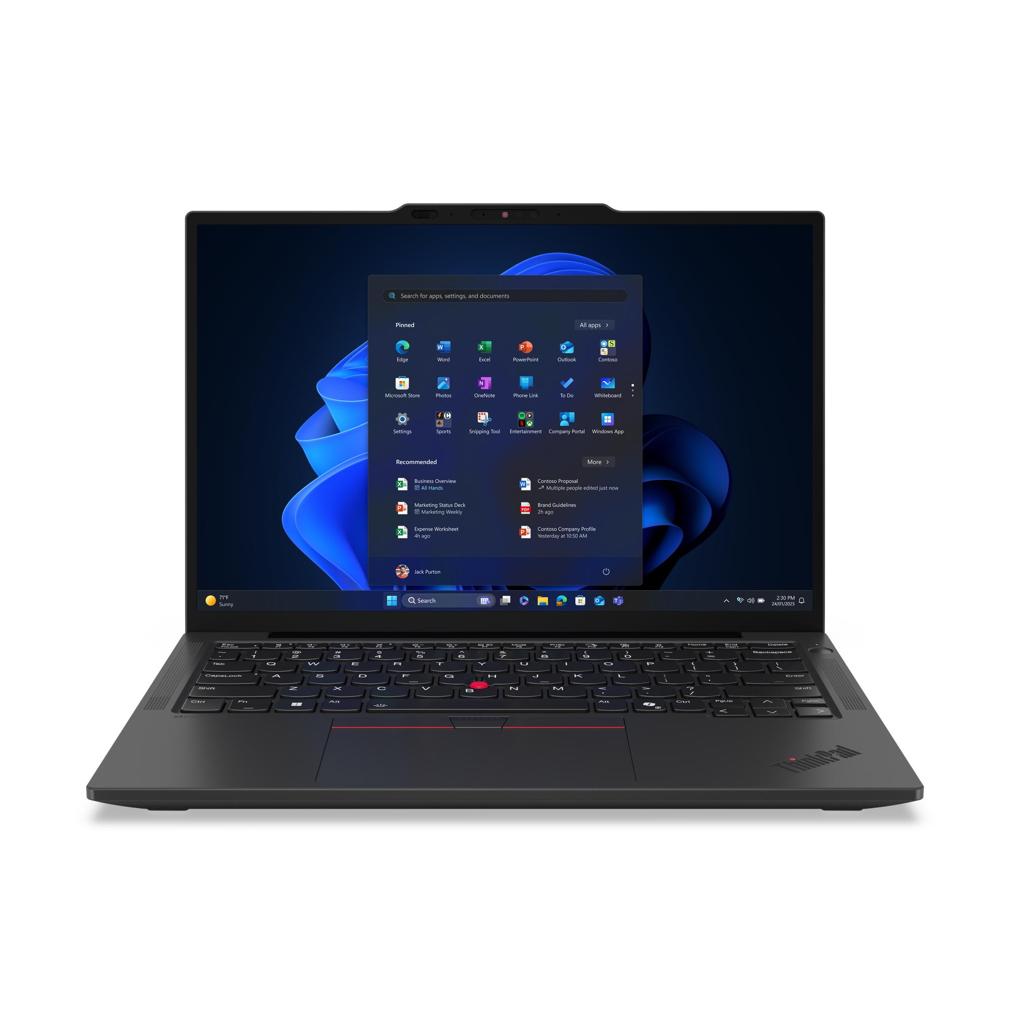 Lenovo ThinkPad X13 Gen 6 (Intel) Intel Core Ultra 7 255U Computer portatile 33,8 cm (13.3") WUXGA 32 GB LPDDR5x-SDRAM 512 GB S