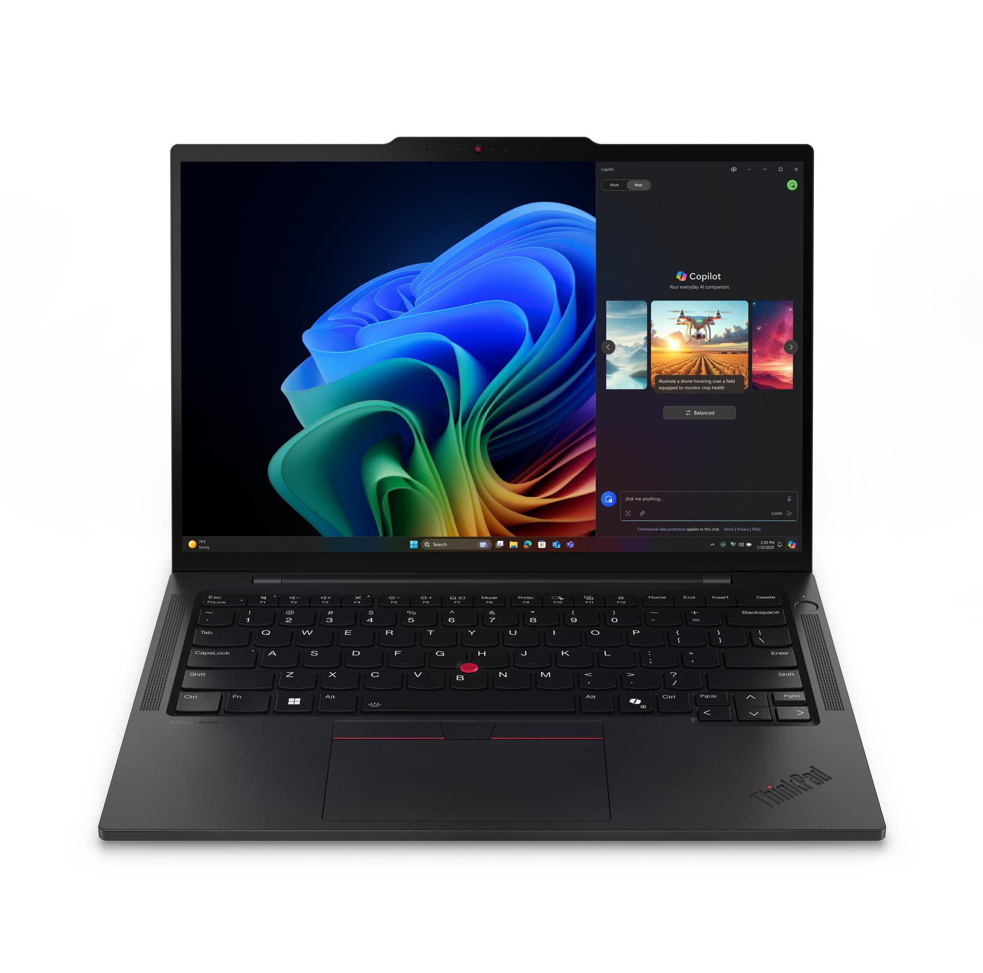 Lenovo ThinkPad T14s Gen 6 (Intel) Copilot+ PC Intel Core Ultra 5 228V Computer portatile 35,6 cm (14") WUXGA 32 GB LPDDR5x-SDR