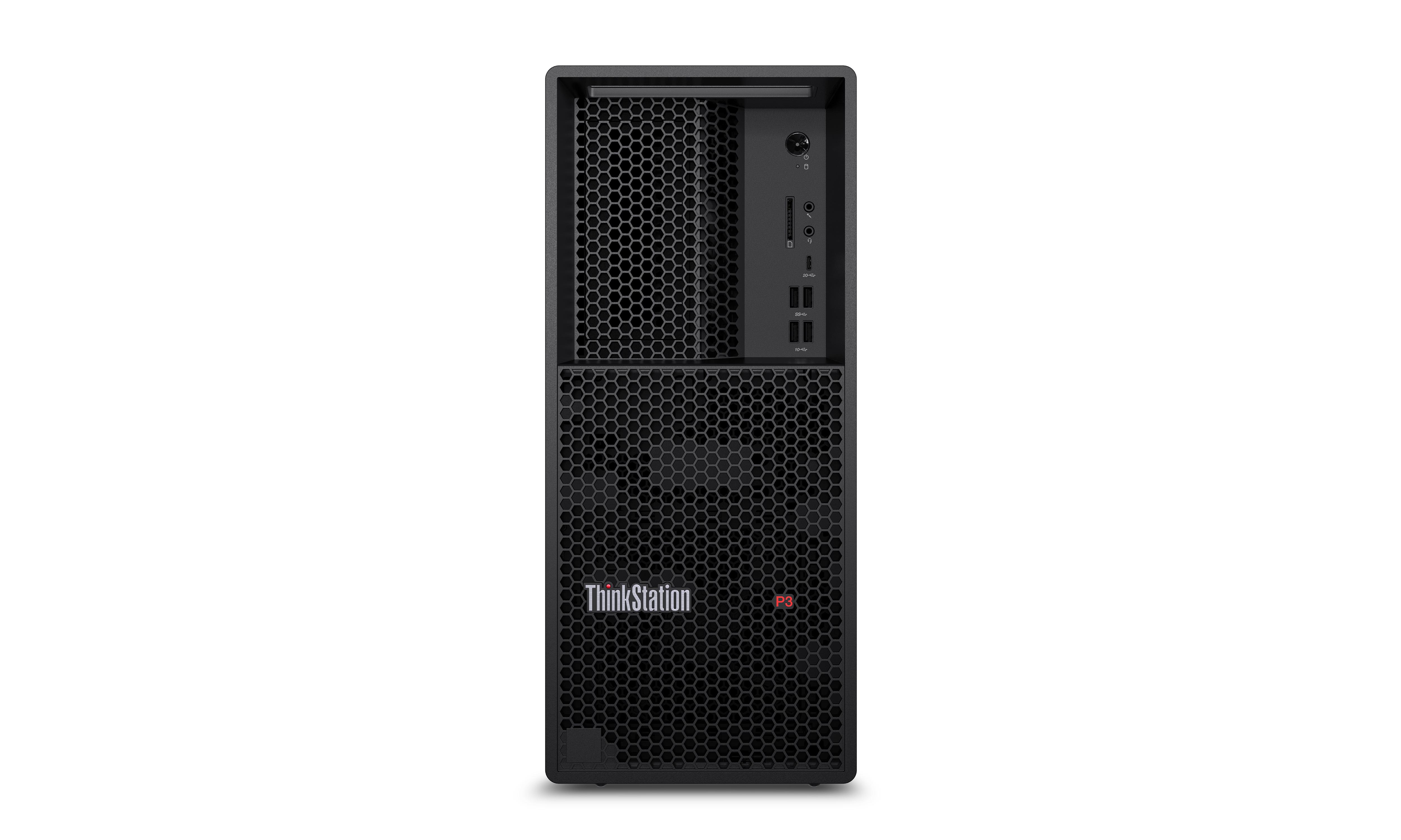 Lenovo ThinkStation P3 Tower Gen 2 Intel Core Ultra 5 245K 32 GB DDR5-SDRAM 1 TB SSD Windows 11 Pro Stazione di lavoro Nero