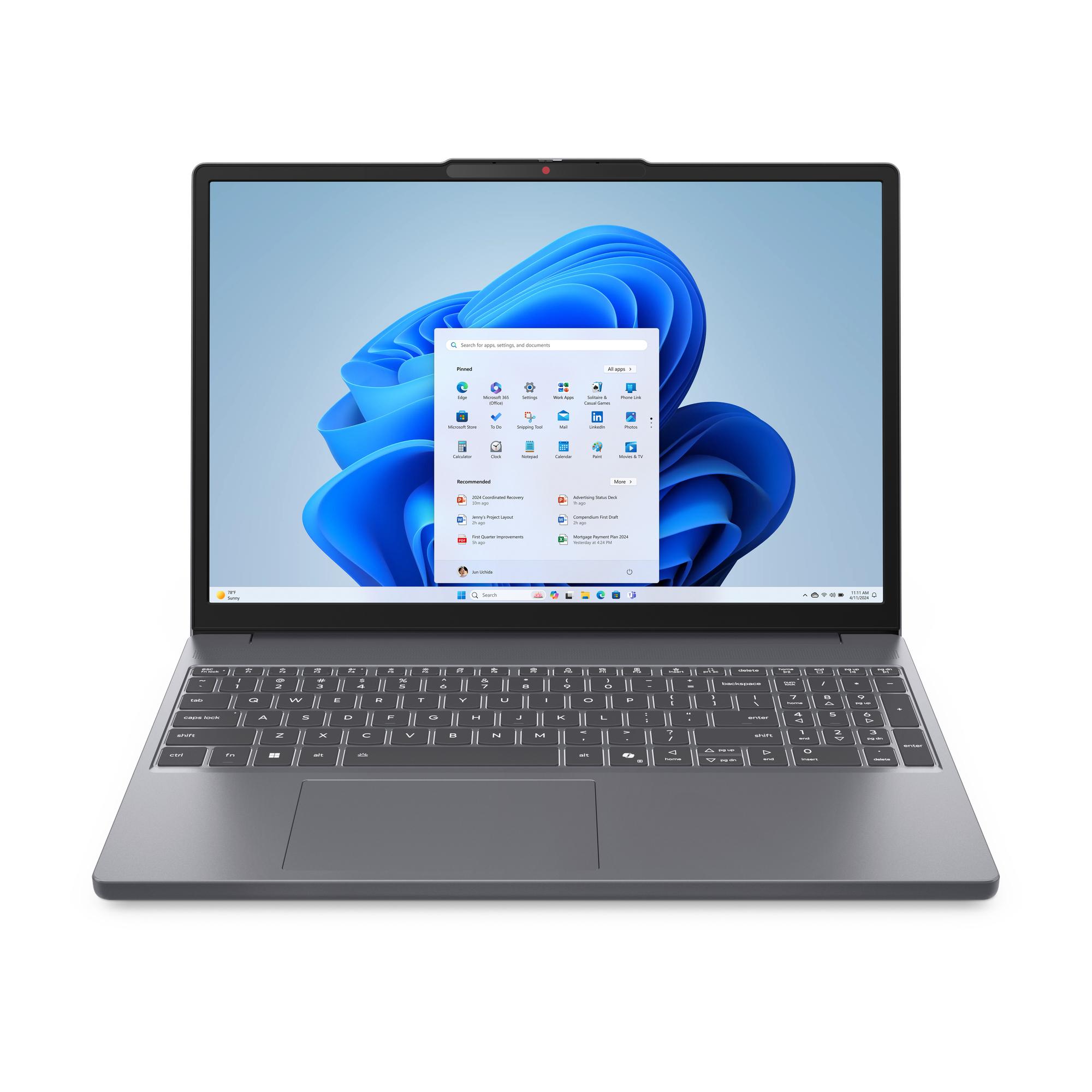 Lenovo IdeaPad Slim 3 15AHP10 AMD Ryzen™ 7 8840HS Computer portatile 38,9 cm (15.3") WUXGA 16 GB DDR5-SDRAM 1 TB SSD Wi-Fi 7