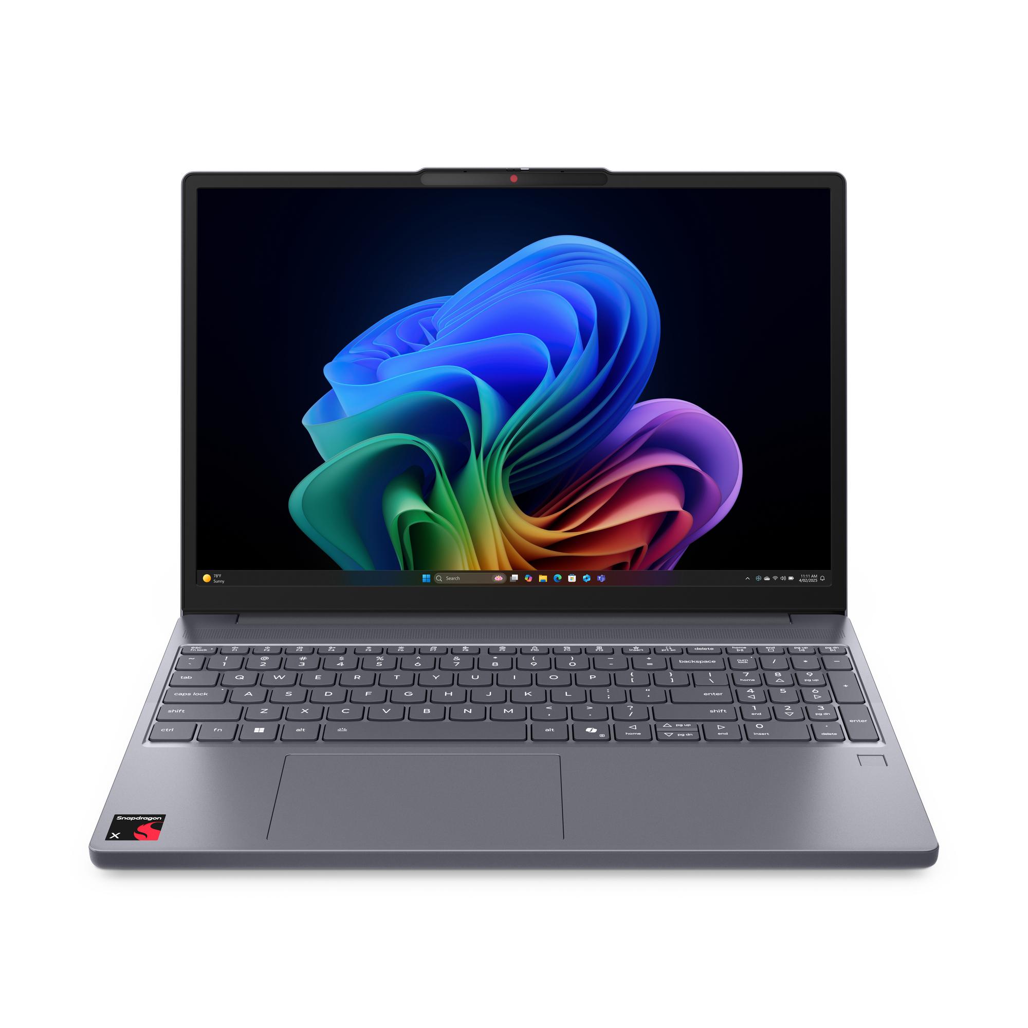 Lenovo IdeaPad Slim 3 15Q8X10 Copilot+ PC Qualcomm Snapdragon X1-26-100 Computer portatile 38,4 cm (15.1") WQXGA 24 GB LPDDR5x-