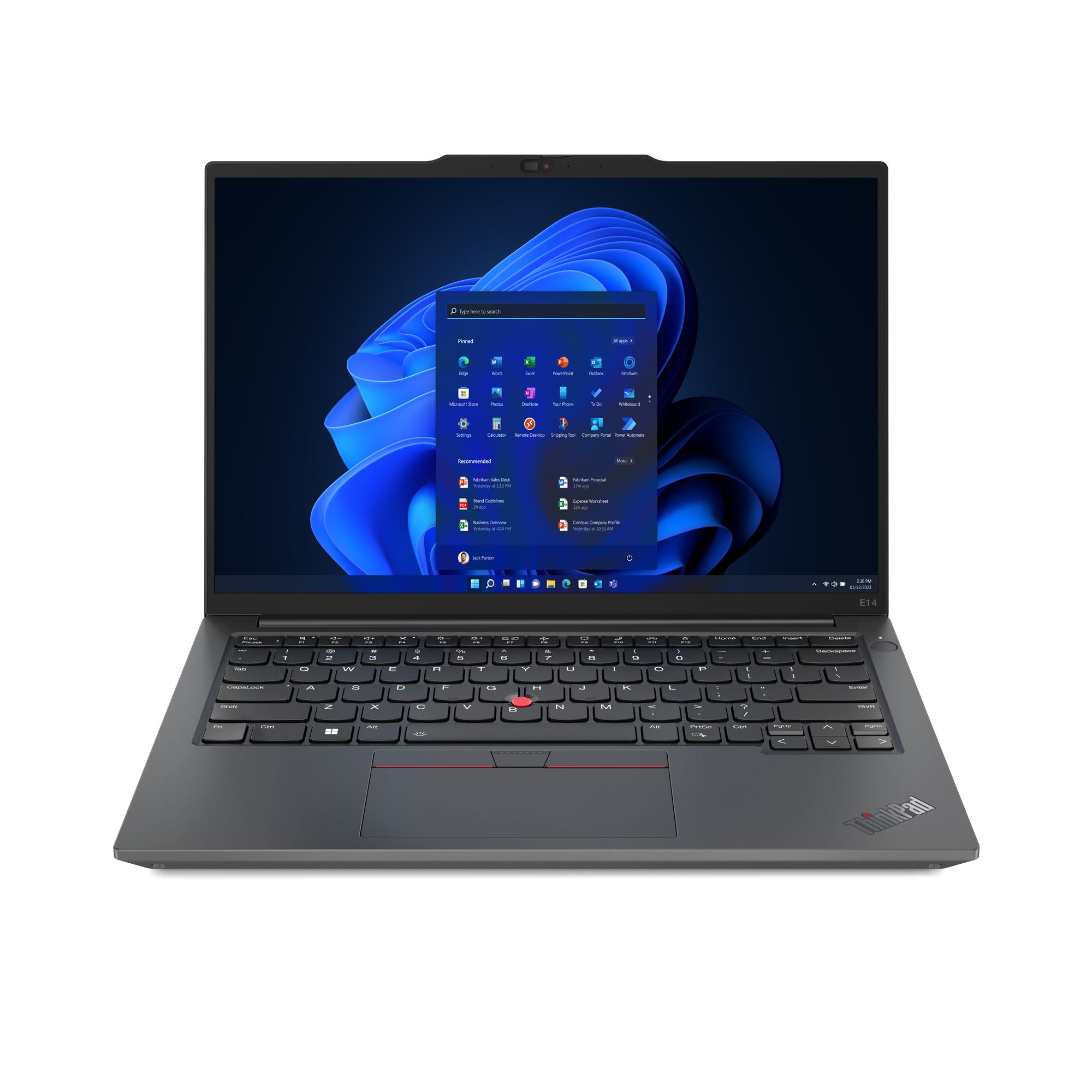 Lenovo ThinkPad E14 Gen 5 (AMD) AMD Ryzen™ 3 7330U Computer portatile 35,6 cm (14") WUXGA 8 GB DDR4-SDRAM 256 GB SSD Wi-Fi 6