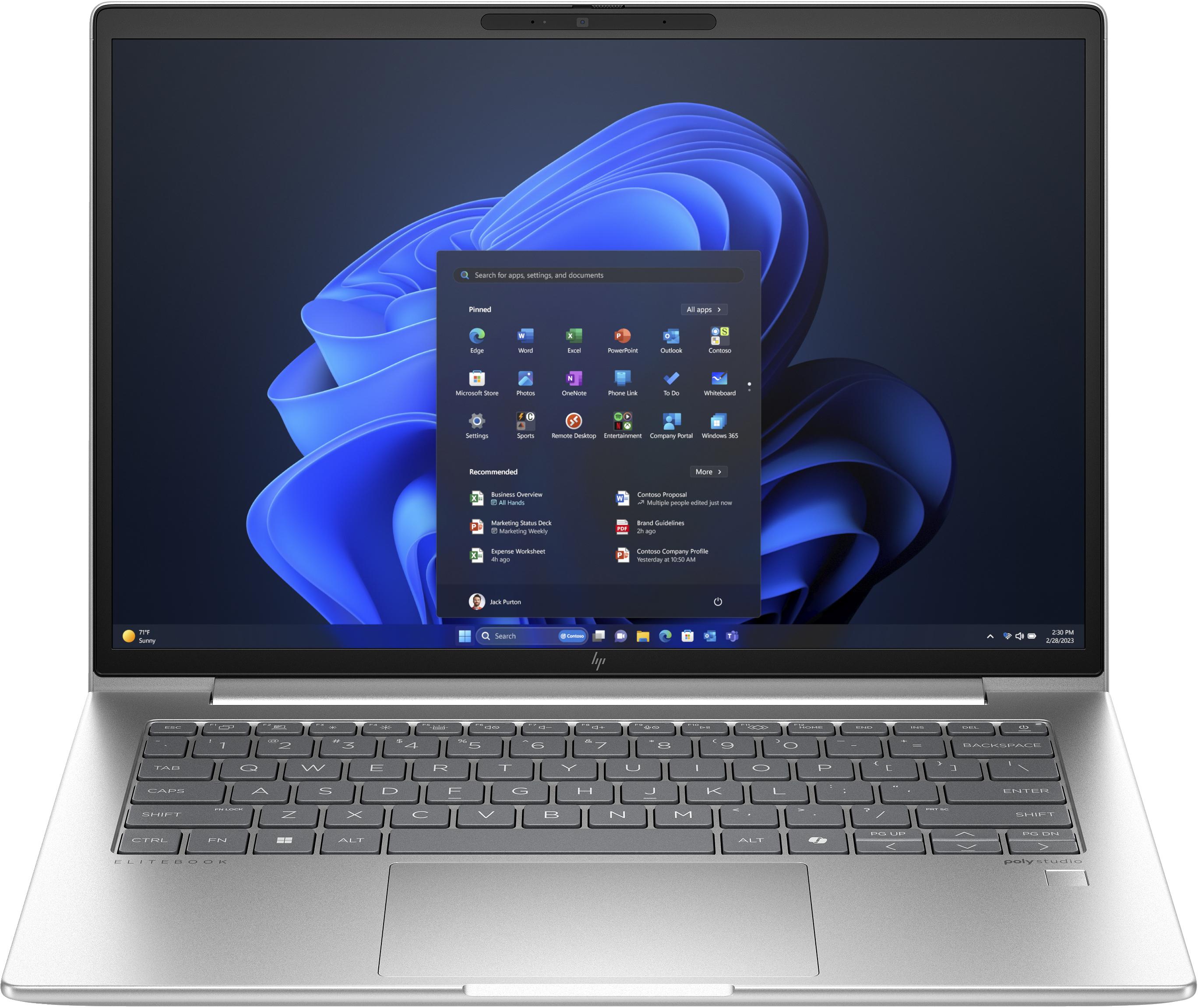 EliteBook 640 G11 / Ultra 5-135U vPro / 16GB / 512GB / 14 AG WUXGA / SC Reader / Finger Print / Windows 11 Pro / 1yw / Carbon