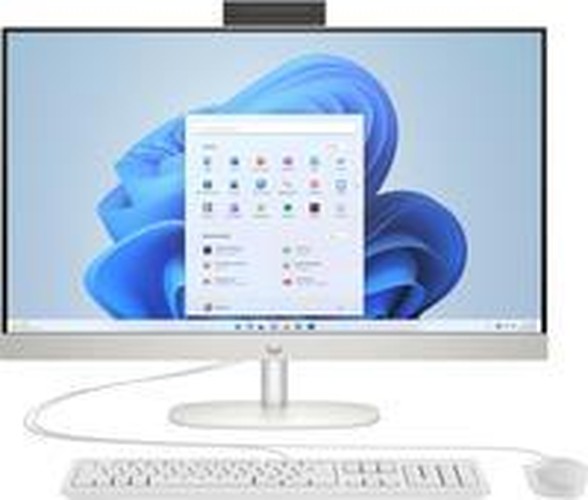 HP All-in-One PC 27-CR0110ng [68,5 cm 27 "Visualizza fhd Ryzen 3 7320U 8GB RAM 512GB-All-in-One con Monitor-4.1 GHz (A3HE6EA#AB
