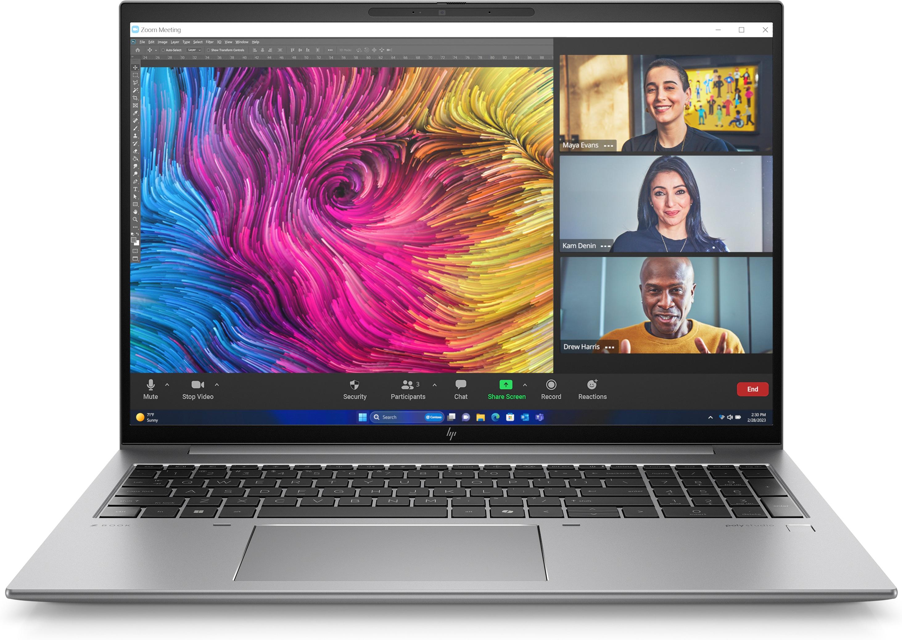 HP ZBook Firefly 16 G11 Intel Core Ultra 7 155H Workstation mobile 406 cm (16") WUXGA 16 GB DDR5-SDRAM 512 GB SSD NVIDIA RTX A5