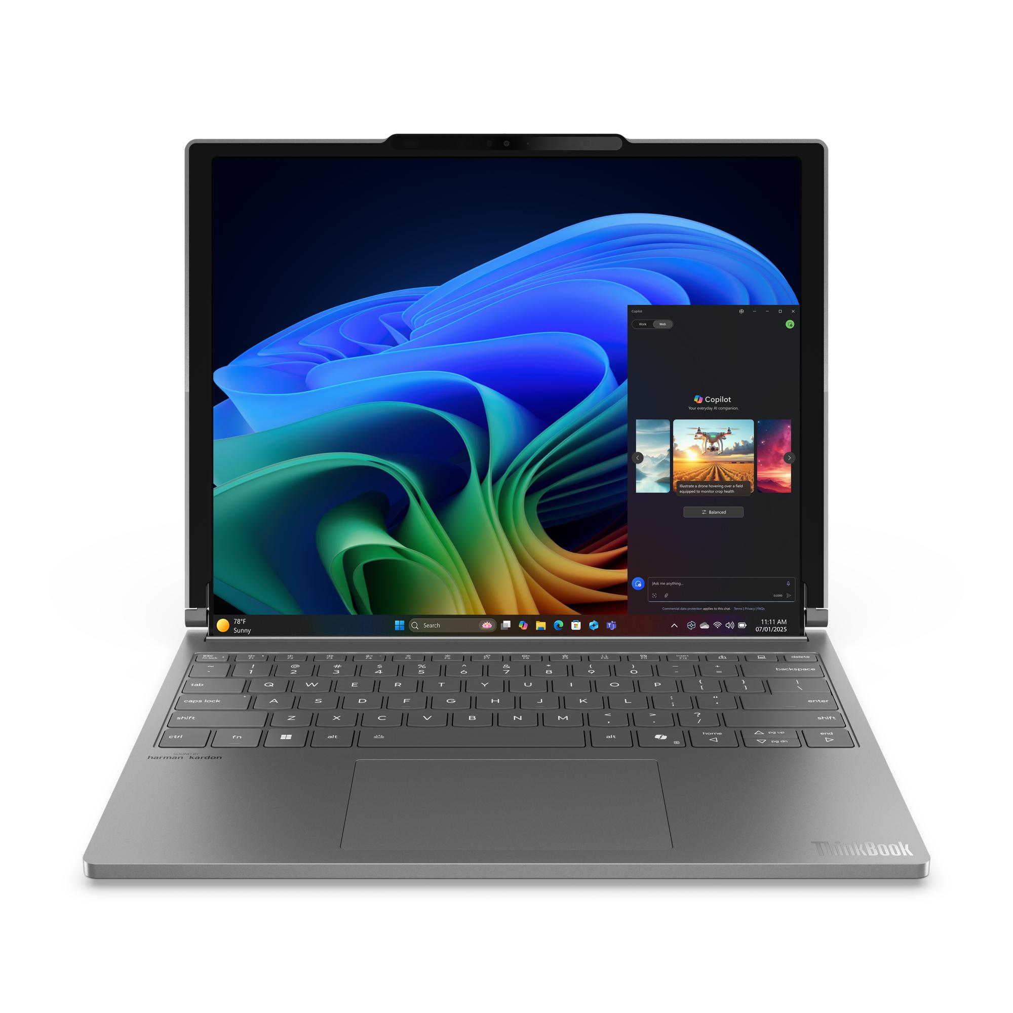Lenovo ThinkBook Plus G6 Rollable Copilot+ PC Intel Core Ultra 7 258V Computer portatile 42,4 cm (16.7") 32 GB LPDDR5x-SDRAM 1
