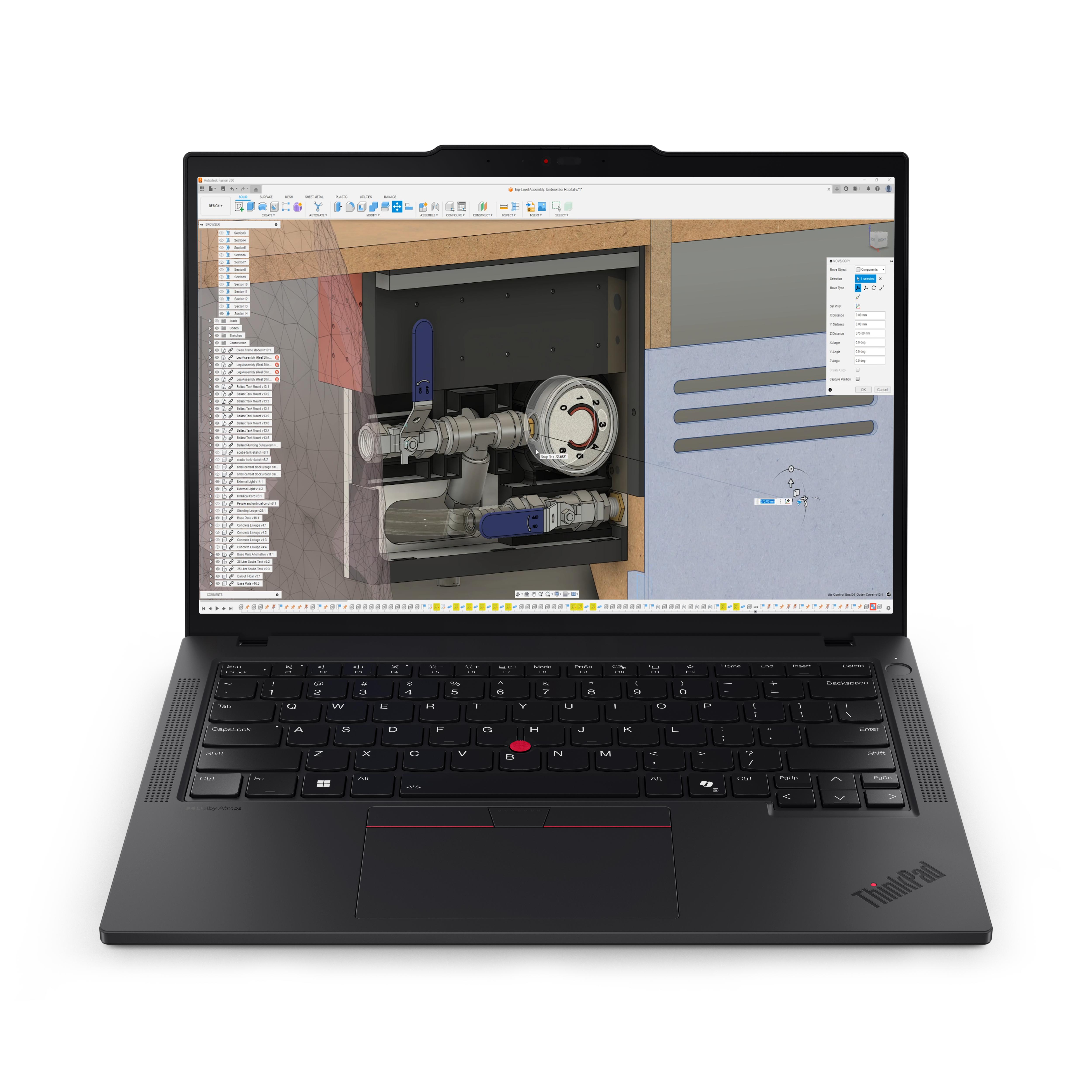 Lenovo ThinkPad P14s Gen 6 (AMD) AMD Ryzen AI 7 PRO 350 35,6 cm (14") WUXGA 64 GB DDR5-SDRAM 1 TB SSD Wi-Fi 7 (802.11be) Window