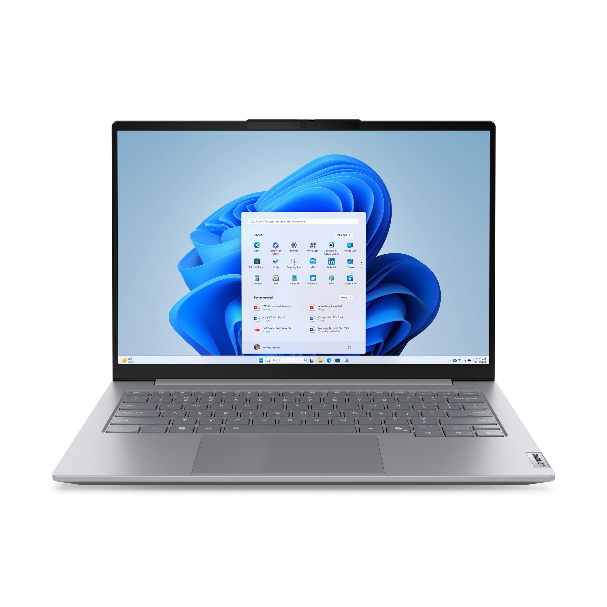 Lenovo ThinkBook 14 G8 IAL Intel Core Ultra 5 225U 35,6 cm (14") WUXGA 32 GB DDR5-SDRAM 512 GB SSD Wi-Fi 6E (802.11ax) Windows