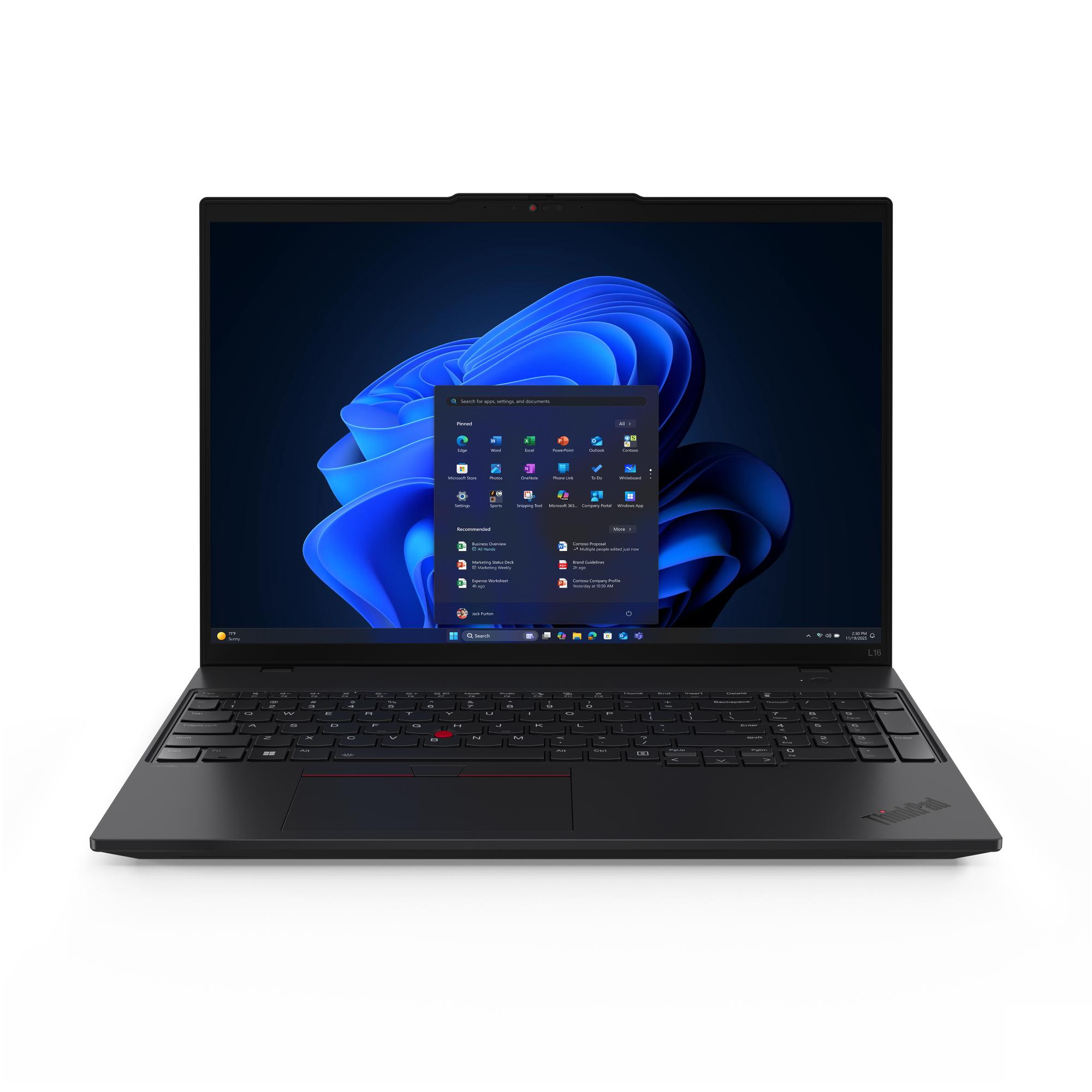 Lenovo ThinkPad L16 Gen 2 (AMD) AMD Ryzen™ 5 PRO PRO 215 Computer portatile 40,6 cm (16") WUXGA 16 GB DDR5-SDRAM 512 GB SSD W