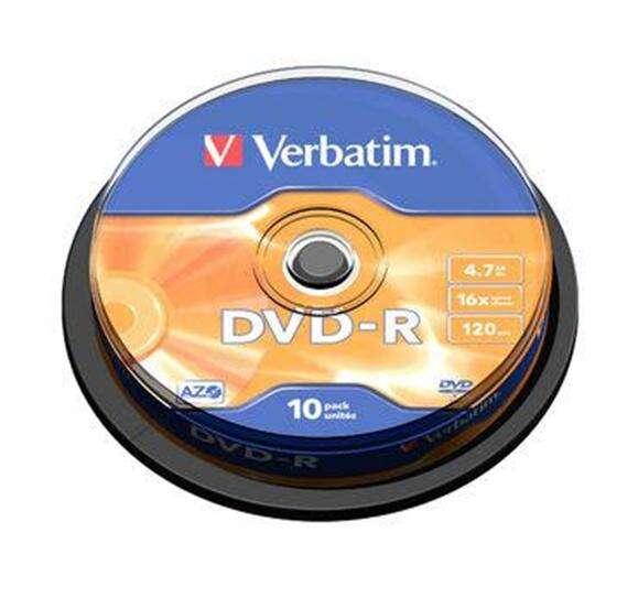 Verbatim DVD-R Matt Silver...