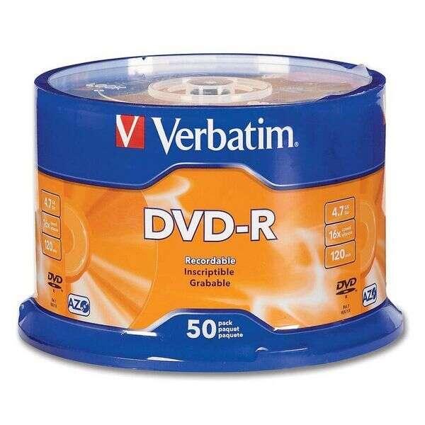 Verbatim DVD-R Matt Silver...