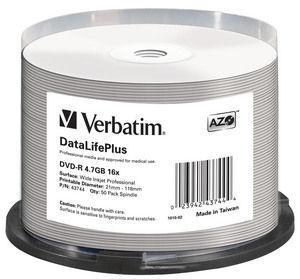 Verbatim DataLifePlus 4,7 GB DVD-R 50 pz