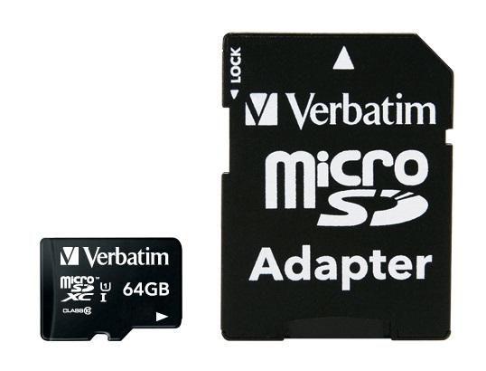 44084 MICROSDHC CLASS10 64GB+ADAPTO