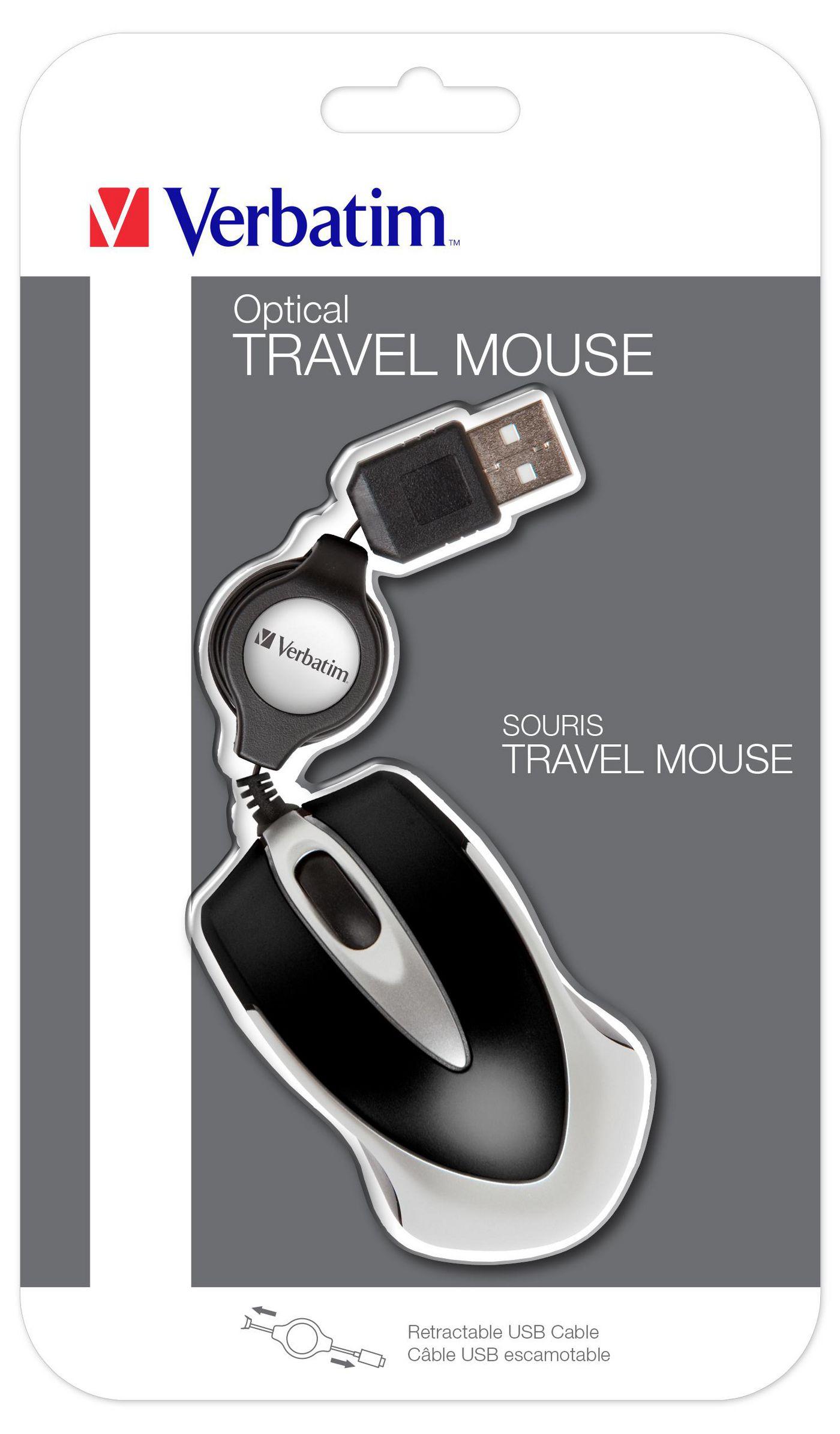 Verbatim Mouse ottico da viaggio Go Mini - Nero