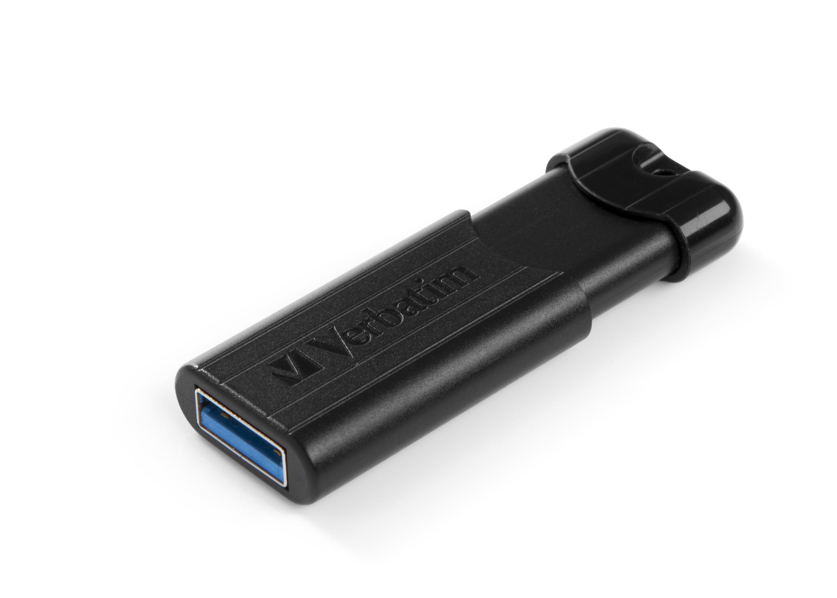 Verbatim PinStripe 3.0 - Memoria USB 3.0 da 256GB Ã‚â€“ - Nero