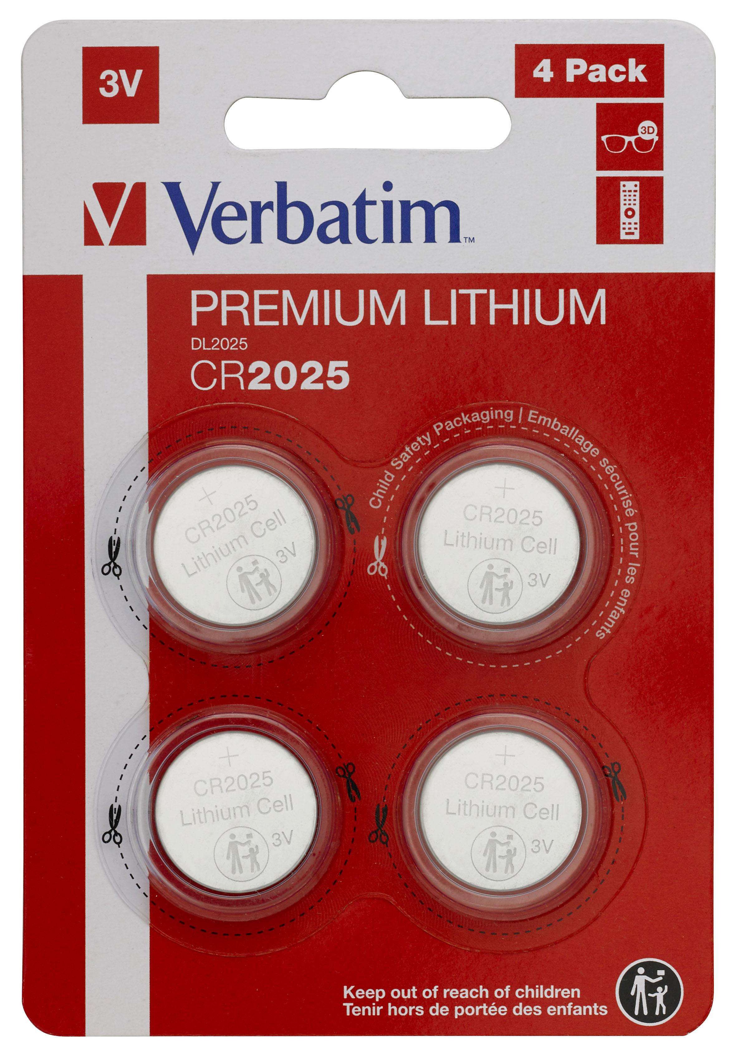 Verbatim CR2025 Batteria monouso Litio