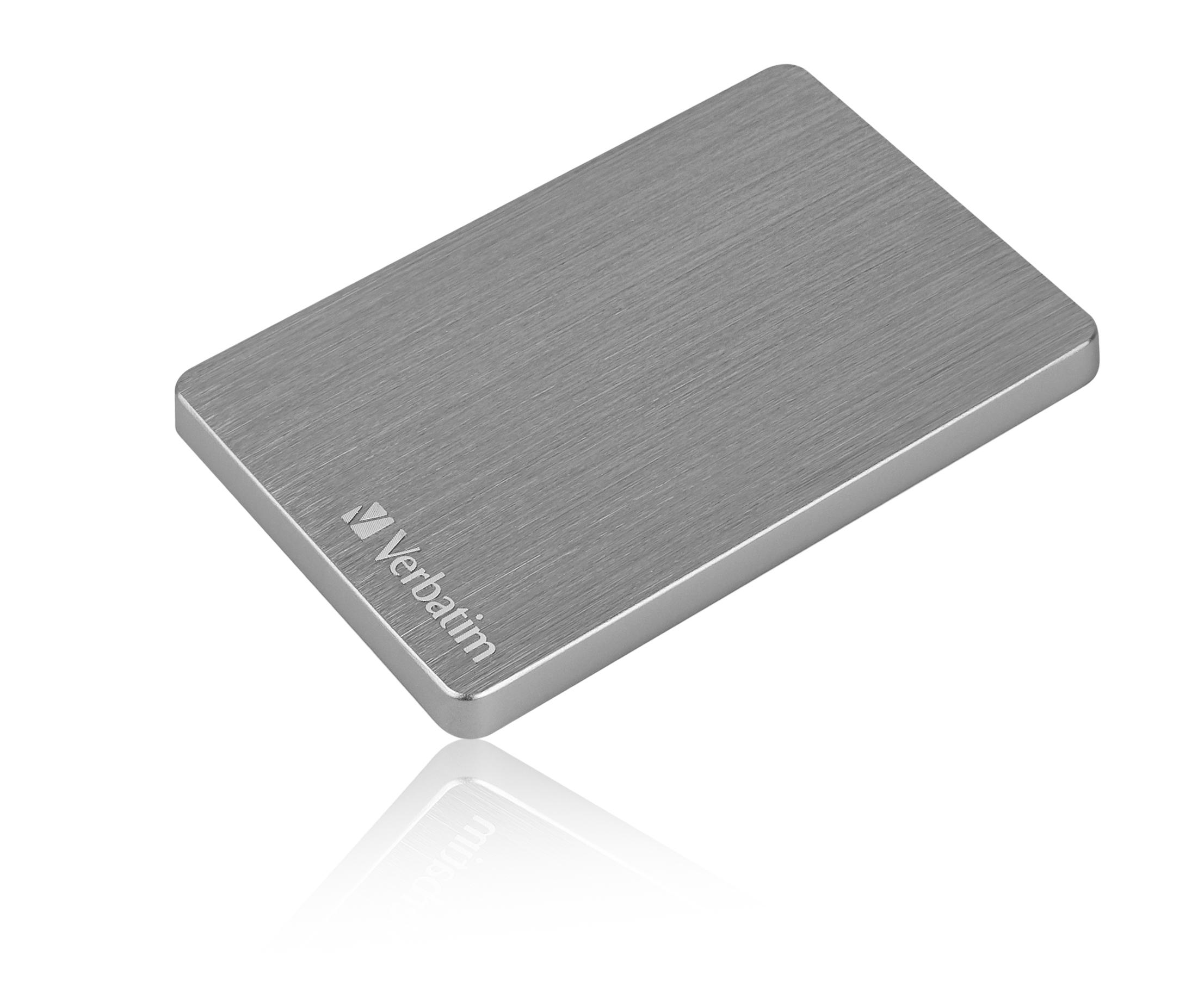 Verbatim Disco rigido portatile Store 'n' Go ALU Slim da 1 TB Grigio Siderale