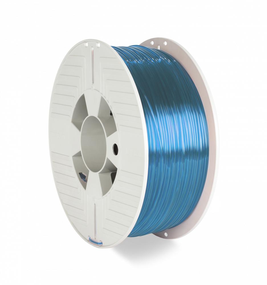 Verbatim 55056 materiale di stampa 3D Polietilene Tereftalato Glicole (PETG) Blu, Trasparente 1 kg