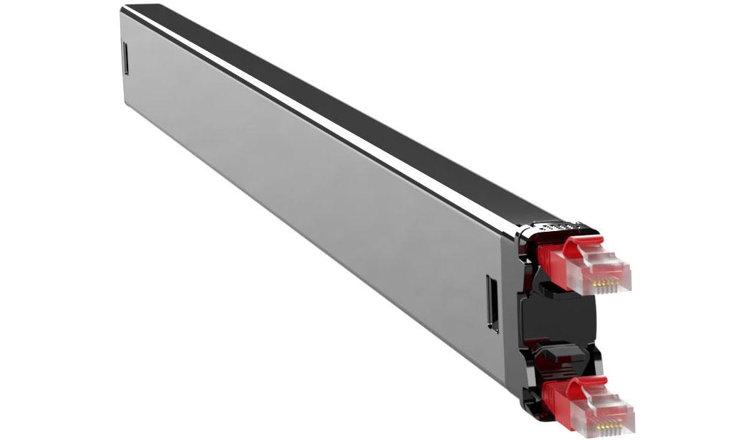 Plus Cat.6a Cassette STP - Red 1.8m / 30RU - C60STPXC6AXX1R 1.8 m Cat6a U/FTP STP RJ-45 RJ-45 - Warranty 60M