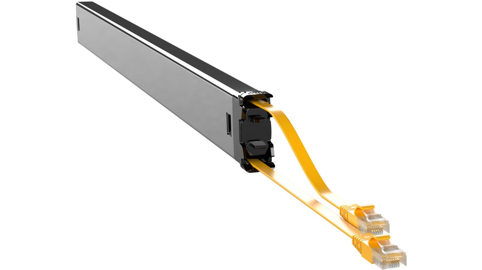 PATCHBOX C60STPXC6AX31Y cavo di rete Giallo 25 m Cat6a U/FTP STP (PATCHBOX PLUS CAT.6A STP CASSETTEYELLOW LR 18M 07M)