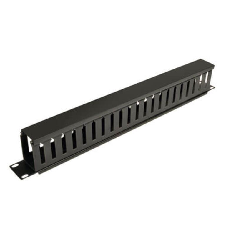Tripp Lite passacavi orizzontale SmartRack 1U - chiusura a pressione con tappo