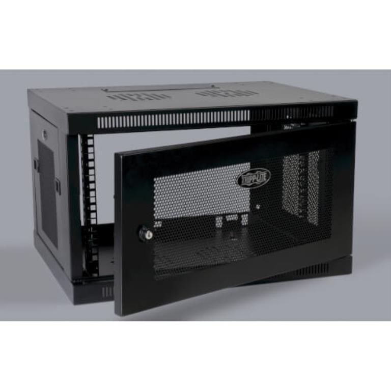 Tripp Lite SmartRack 6U Wall Mount Mini Rack Enclosure, Low-Profile, Switch-Depth