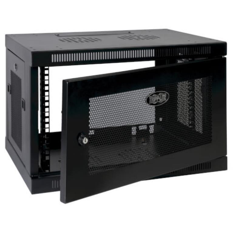 Tripp Lite SmartRack 9U Low-Profile Switch-Depth Wall-Mount Mini Rack Enclosure
