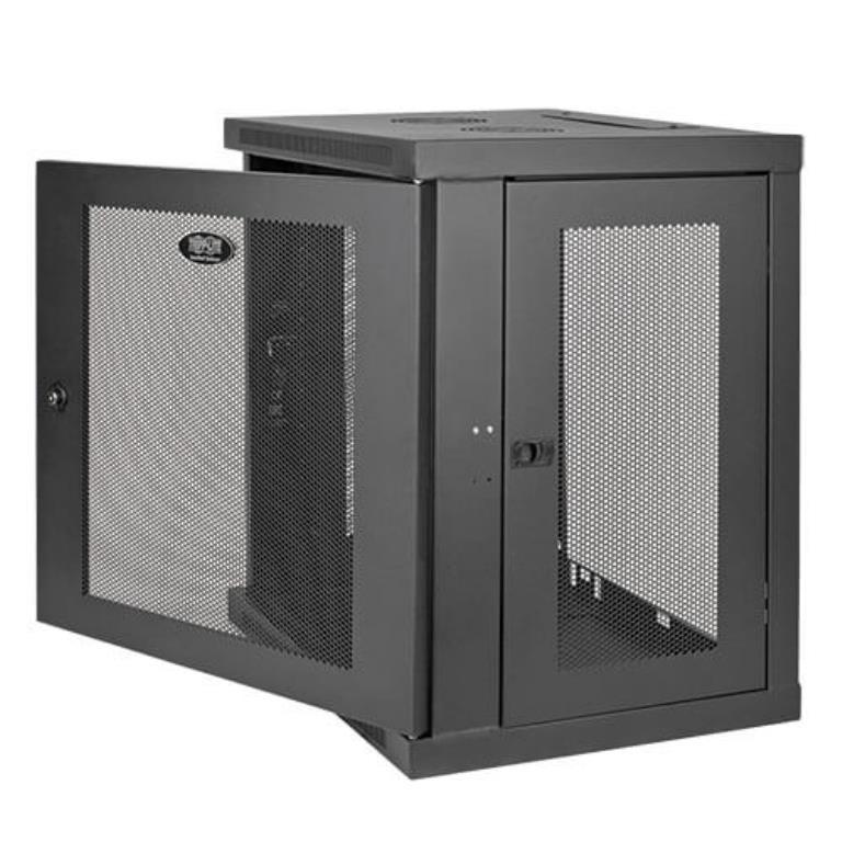 Tripp Lite SmartRack 12U Low-Profile Switch-Depth Wall-Mount Small Rack Enclosure