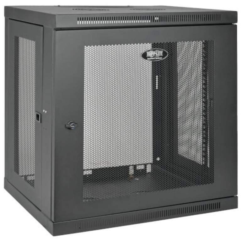 Tripp Lite SmartRack 12U Low-Profile Switch-Depth Wall-Mount Small Rack Enclosure