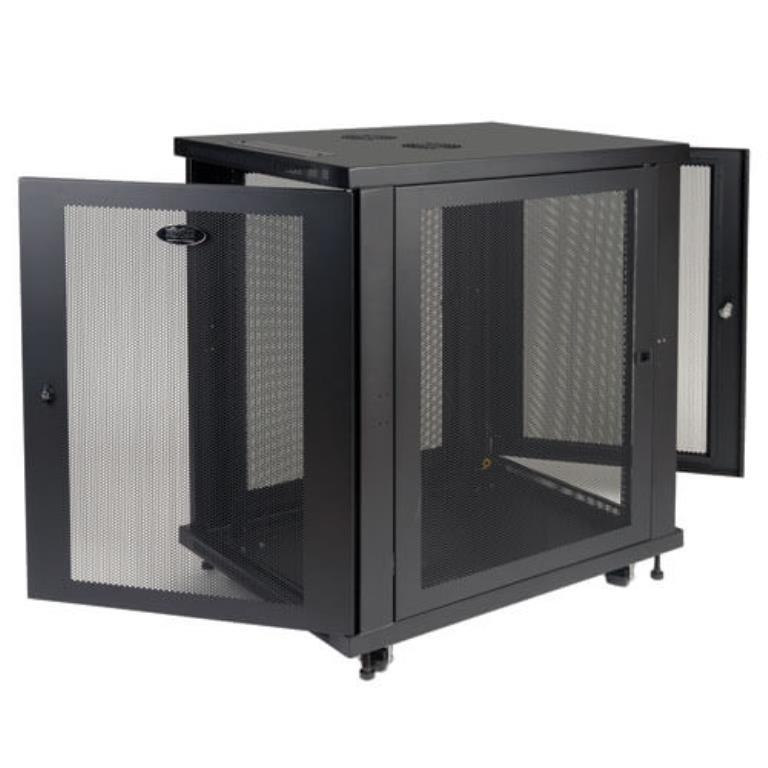 Tripp Lite SmartRack 18U Mid-Depth Half-Height Rack Enclosure