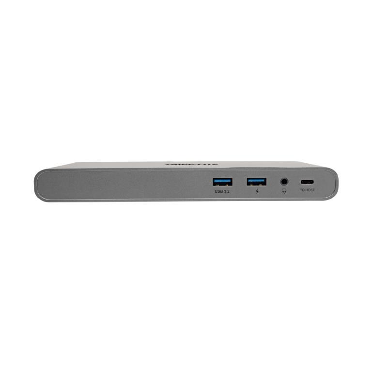 Tripp Lite USB-C Dock - supporto triplo display - 1 porta HDMI 4K - 1 porta VGA 1920 x 1200 60Hz - 1 porta DisplayPort 4K - 4 p